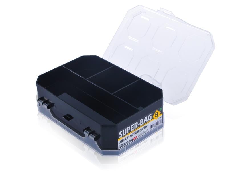 Super-Bag 8 Bölmeli Alfa Çift Taraflı Organizer Çanta - ASR5019 | ID3080