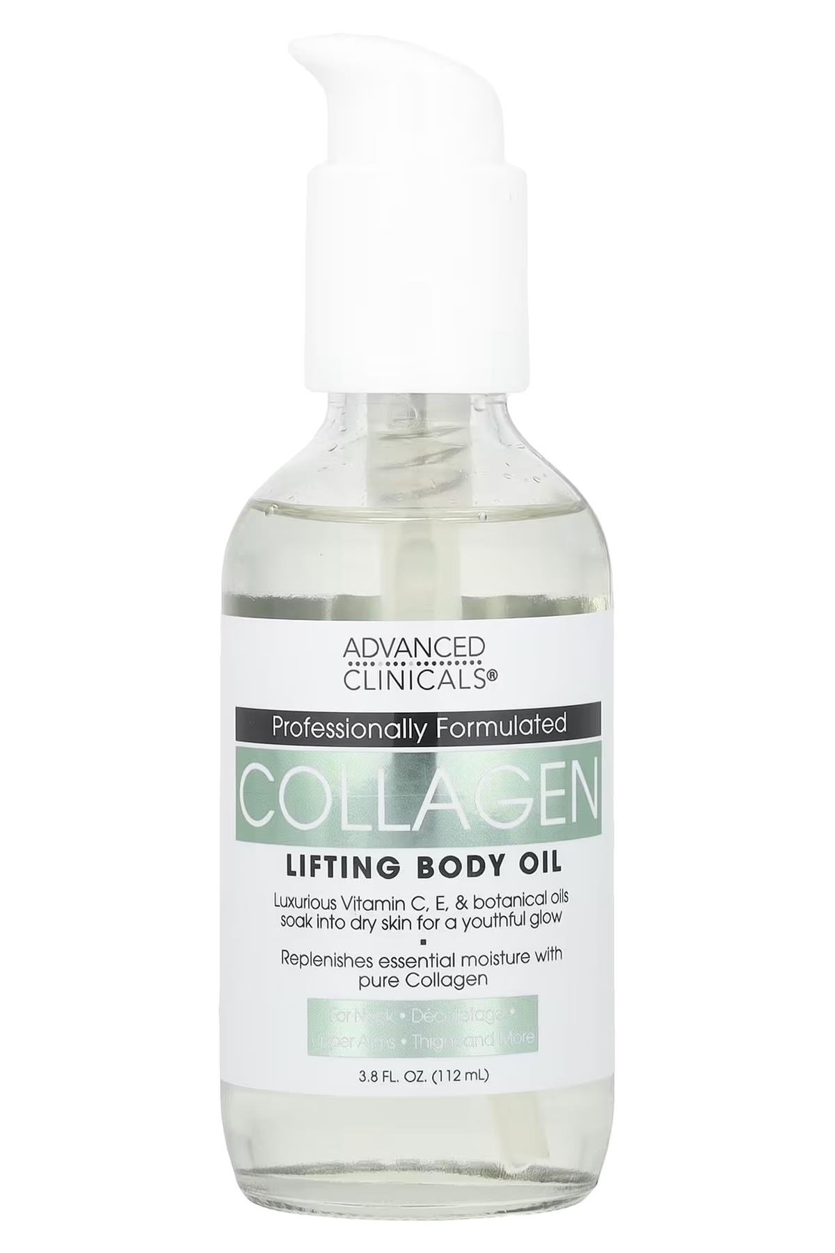 Advanced Clinicals Collagen Sıkılaştırıcı Vücut Yağı 112ML