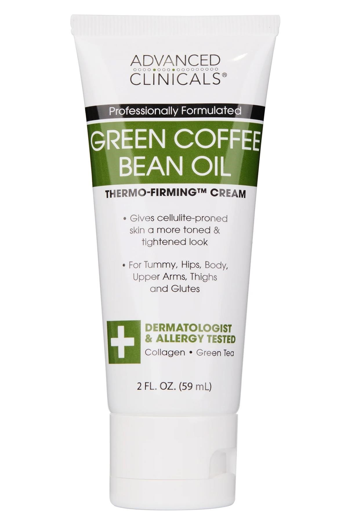 Advanced Clinicals Green Coffee Bean Oil Sıkılaştırıcı Vücut Kremi 59ML