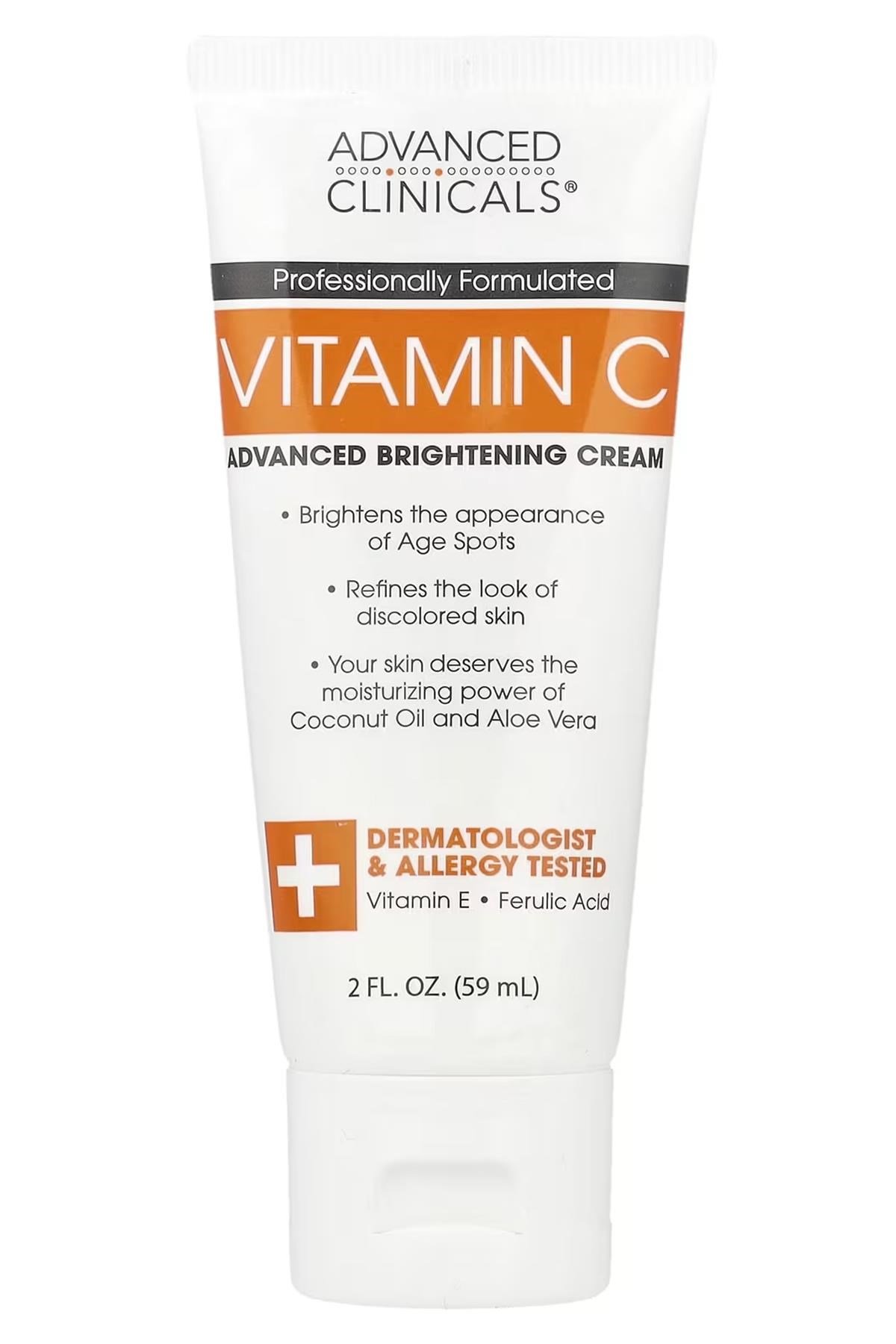 Advanced Clinicals Vitamin C Yüz ve Vücut Kremi 59ML