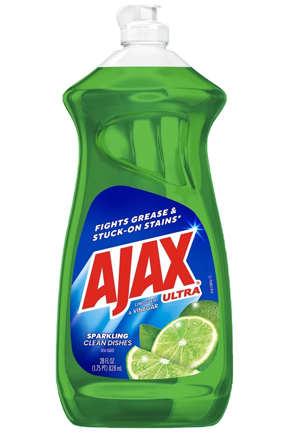 Ajax Misket Limonu + Sirke Elde Sıvı Bulaşık Deterjanı 828ML