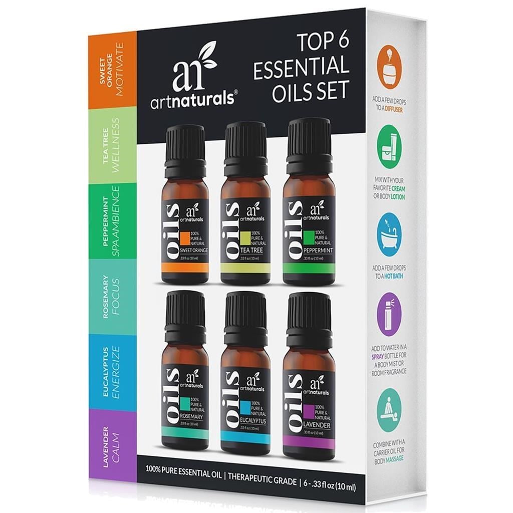 ArtNaturals Esansiyel Yağ 6'lı Set