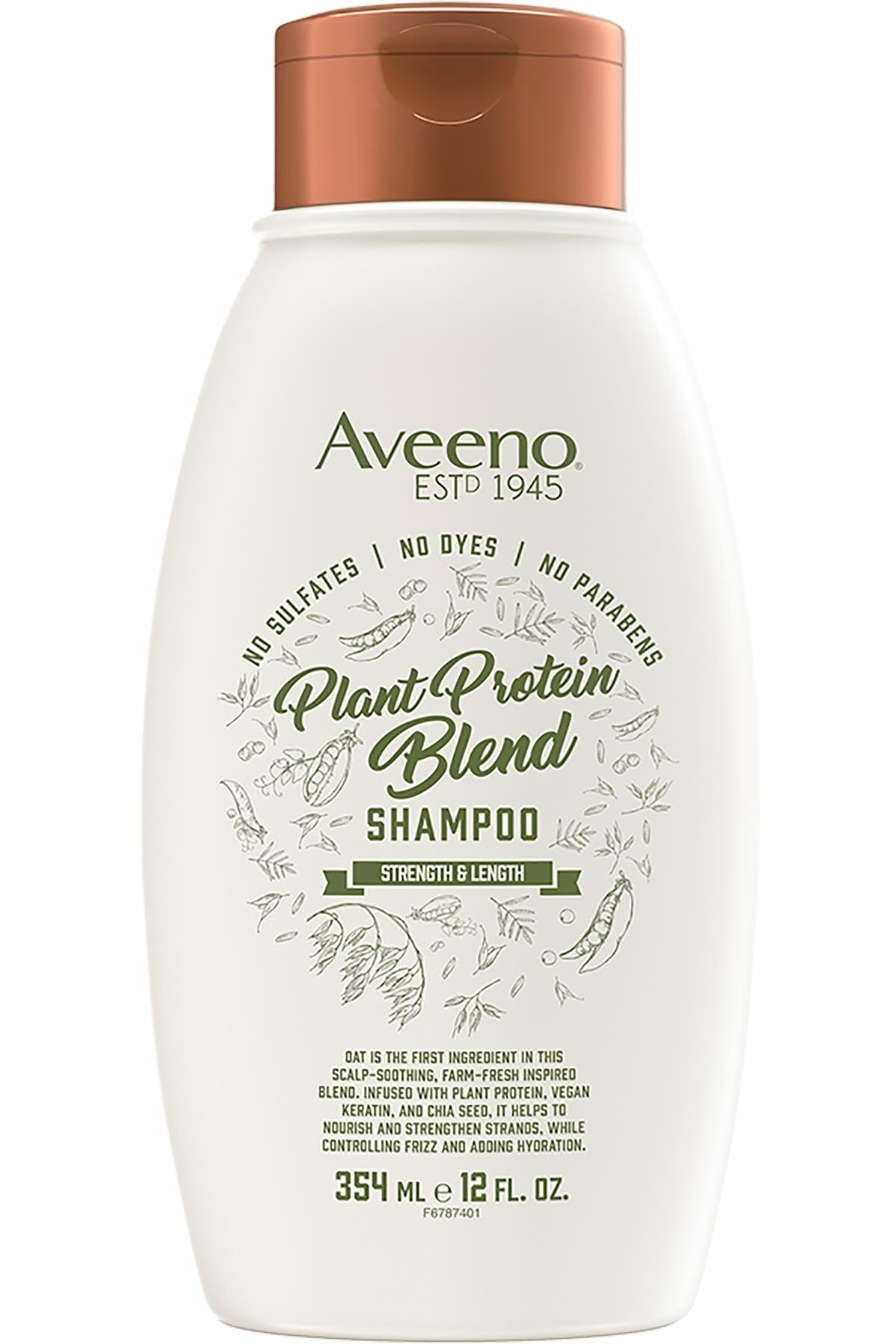 Aveeno Plant Protein Blend Güç ve Uzunluk Desteği Şampuanı 354ML