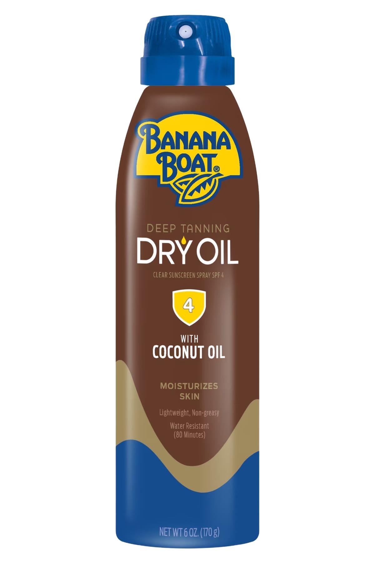 Banana Deep Tanning Dry Oil SPF4 Bronzlaştırıcı Güneş Spreyi 170GR