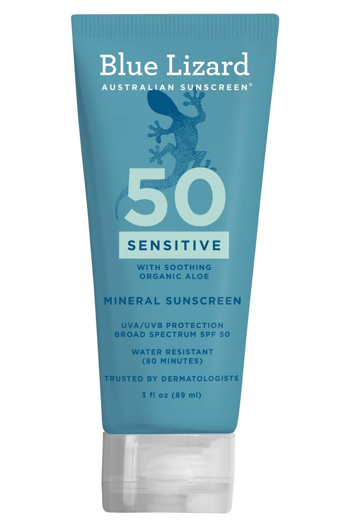 Blue Lizard Sensitive SPF50 Hassas Ciltler İçin Mineral Güneş Kremi 89ML