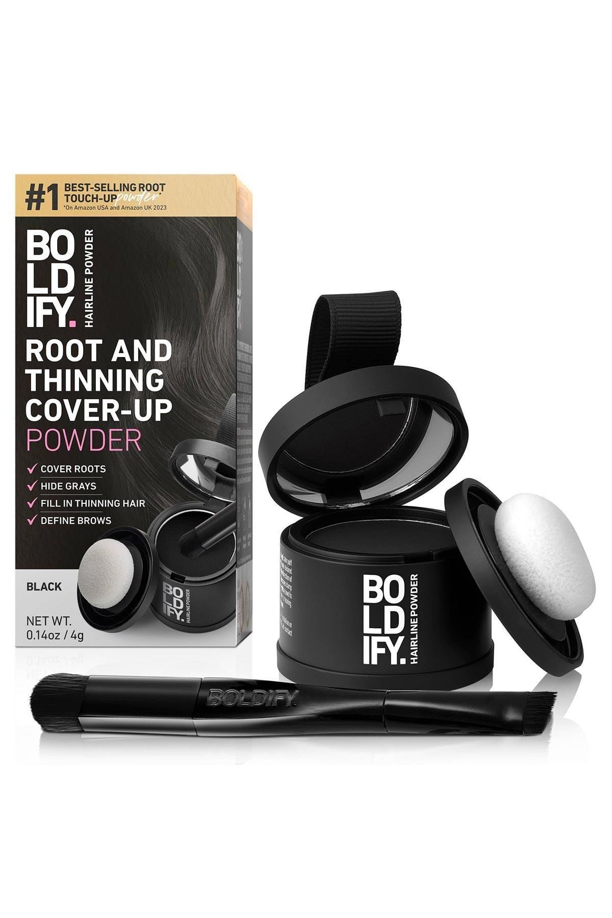 Boldify Hairline Powder Dip Kapatıcı Saç Pudrası Siyah 4GR