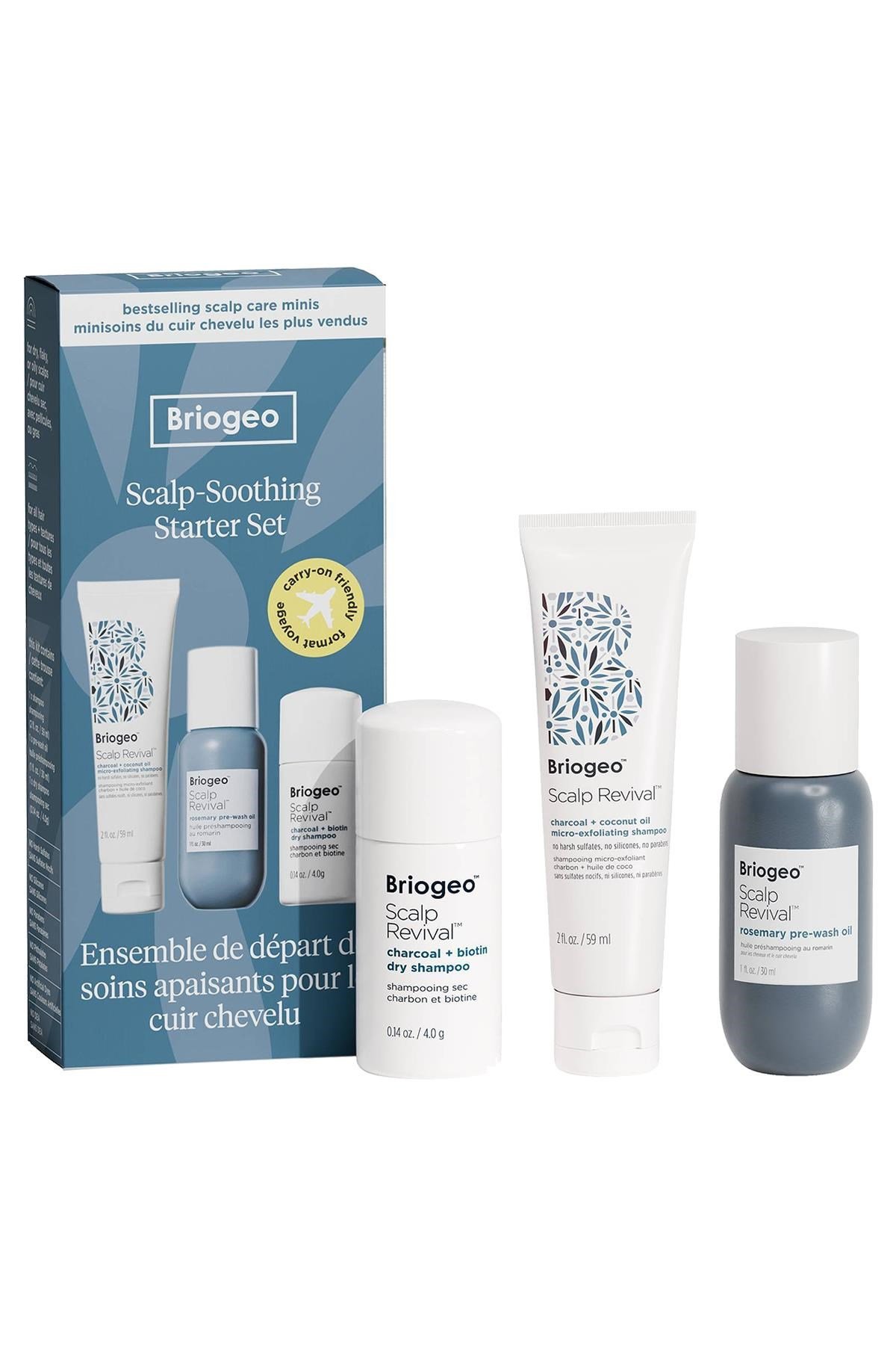Briogeo Scalp Revival Saç Derisi Bakım Seti Seyahat Boyu