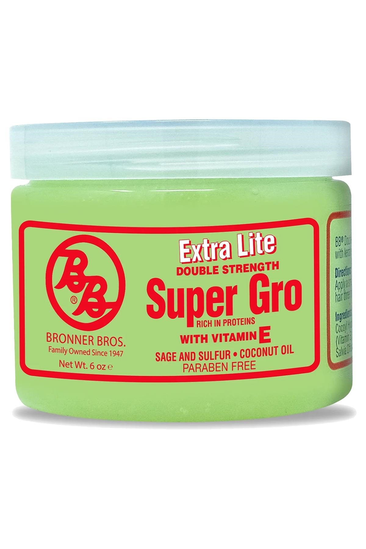 Bronner Bros Super Gro Extra Lite Vitamin E Saç Bakım Kremi 170GR