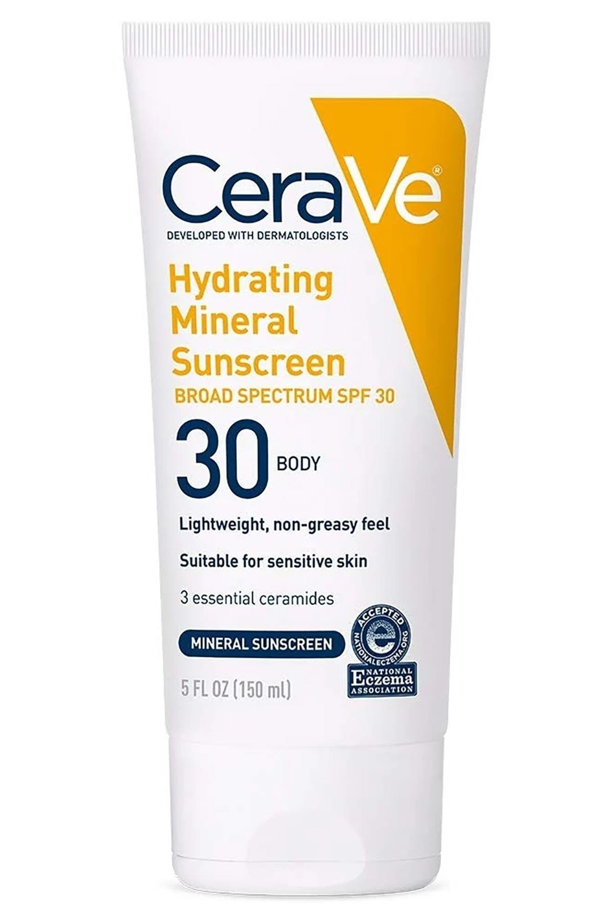 CeraVe SPF30 Nemlendirici Mineral Vücut Güneş Kremi 150ML