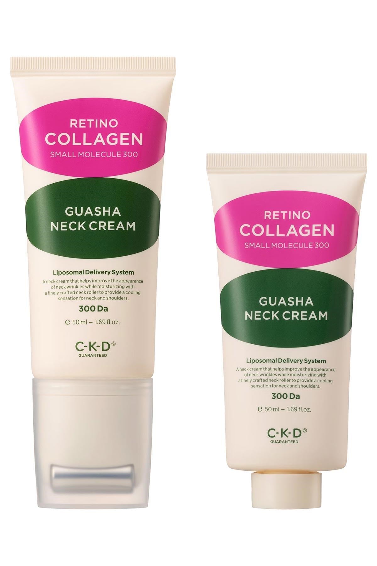 CKD Retino Collagen Collagen Gua Sha Masaj Başlıklı Boyun Kremi 2x50ML