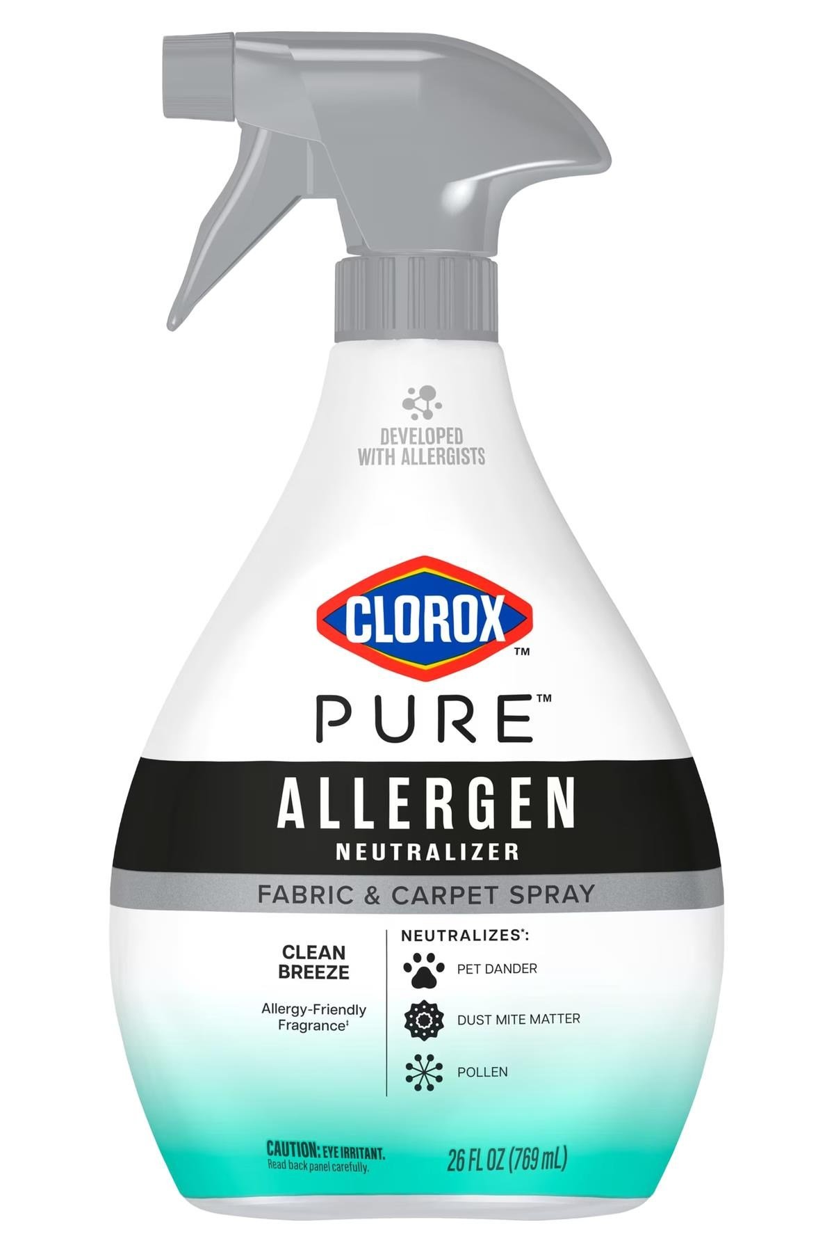 Clorox Pure Allergen Neutralizer Kumaş ve Halı Spreyi Clean Breeze 769ML