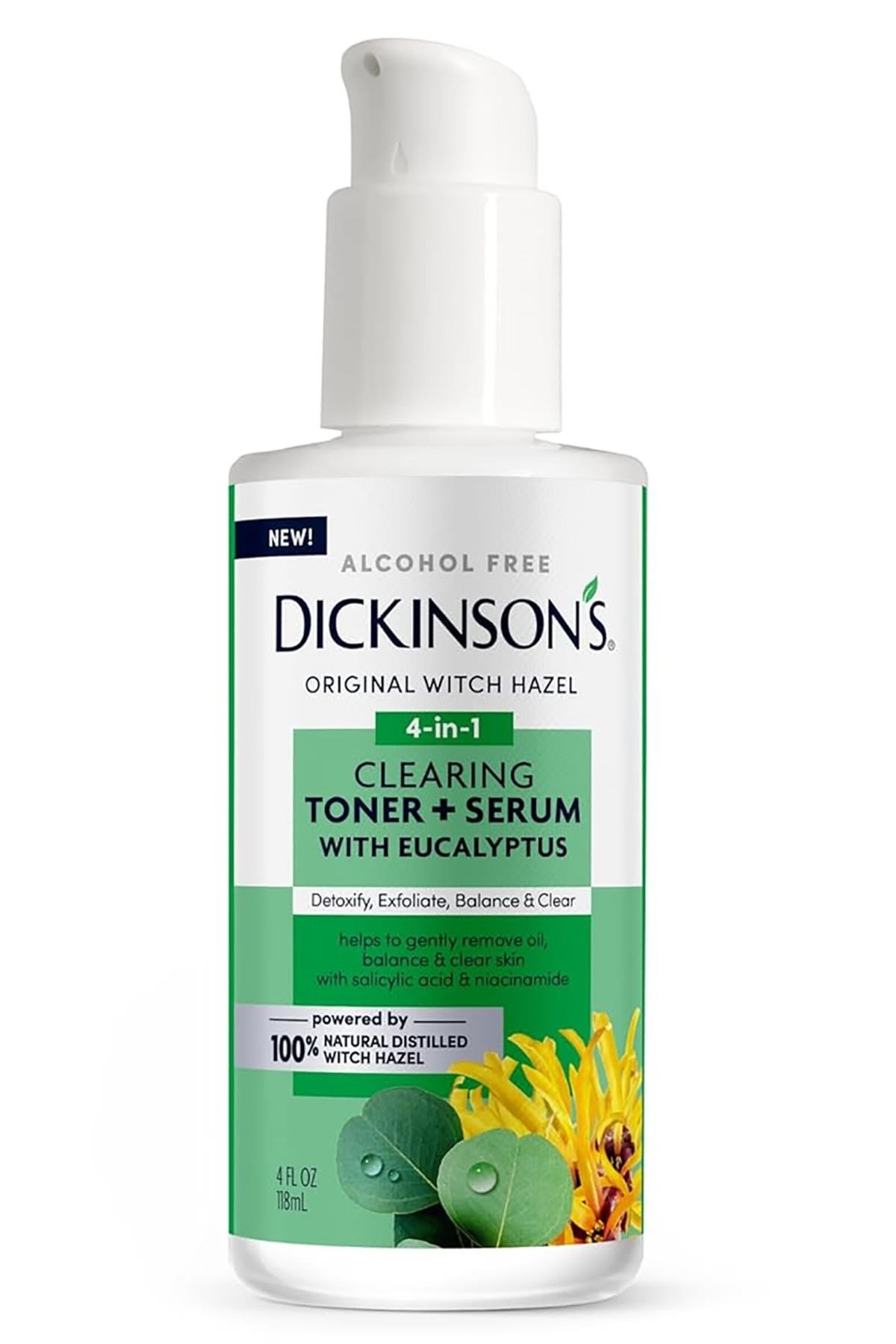 Dickinson's Cadı Fındığı ve Okaliptüs Özlü Arındırıcı Tonik + Serum 118ML