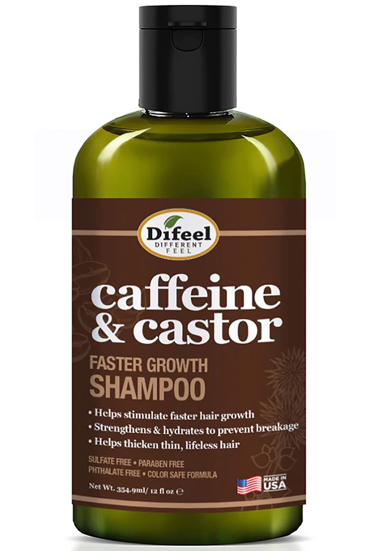 Difeel Caffeine & Castor Faster Growth Şampuan 354.9ML