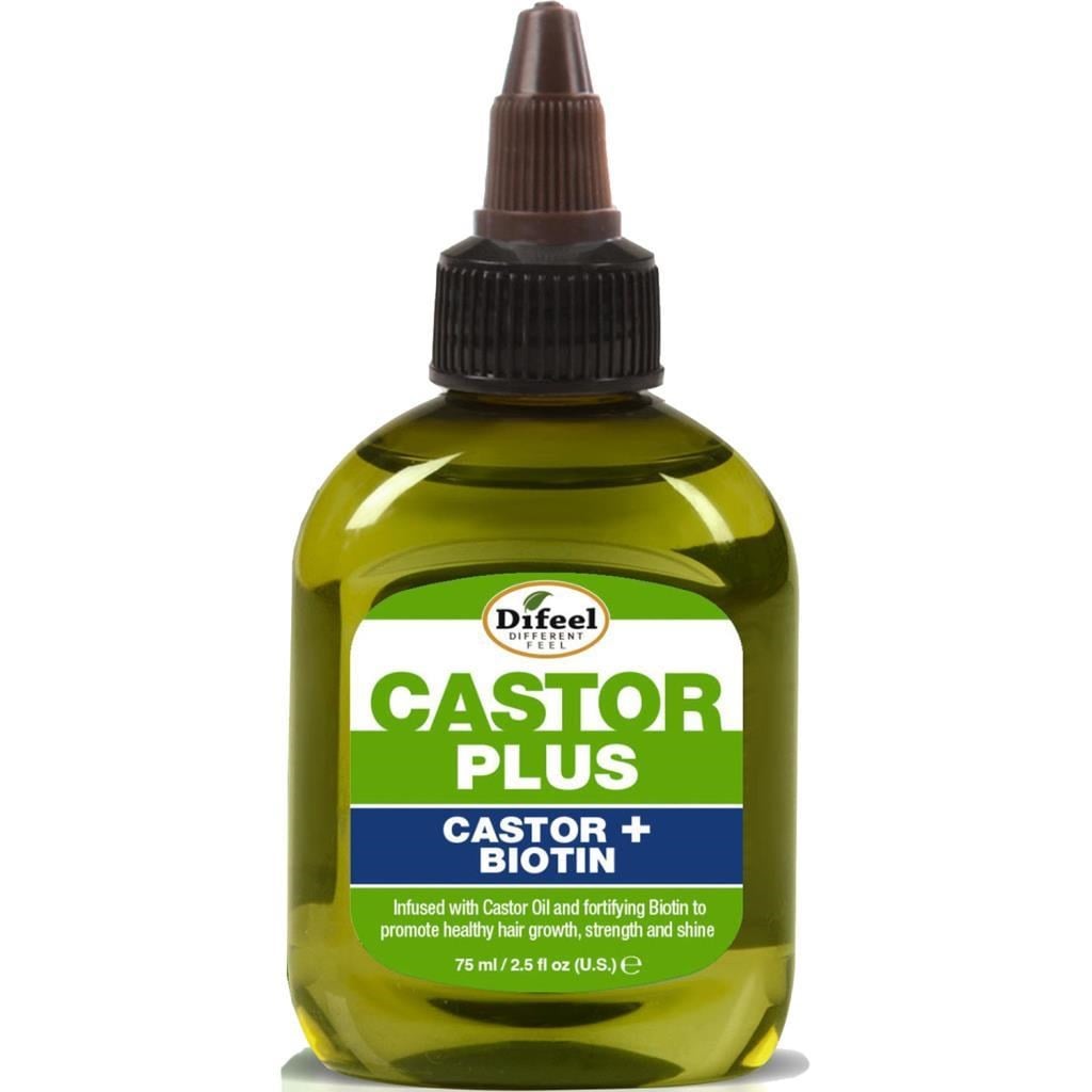 Difeel Castor + Biotin Yavaş Uzayan Saçlara Özel Saç Bakım Yağı 75ML
