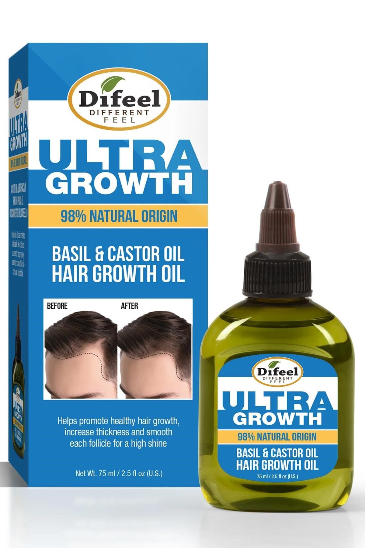 Difeel Ultra Growth Erkekler İçin Saç Bakım Yağı 75ML