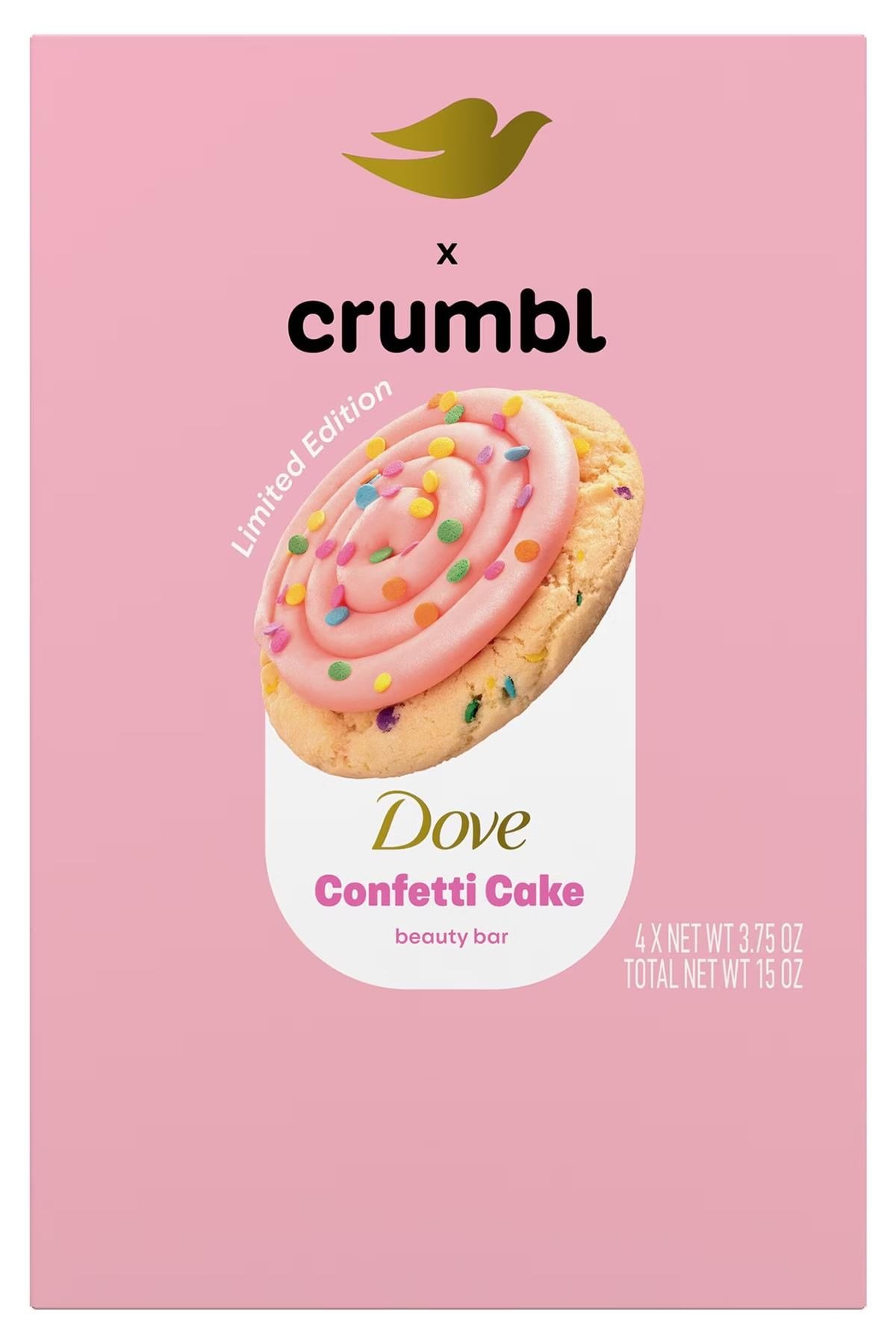 Dove Crumbl Confetti Cake Katı Sabun 4x106GR
