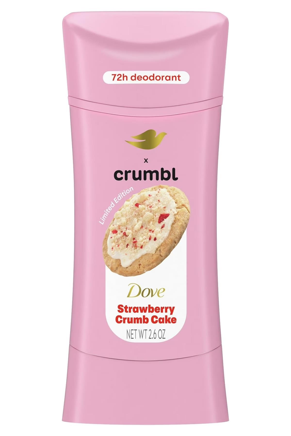 Dove Crumbl Strawberry Crumb Cake Alüminyumsuz Stick Deodorant 74GR