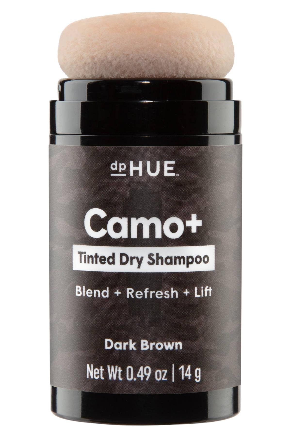 dpHUE Camo+ Dip Kapatıcı Saç Pudrası Koyu Kahve 14GR
