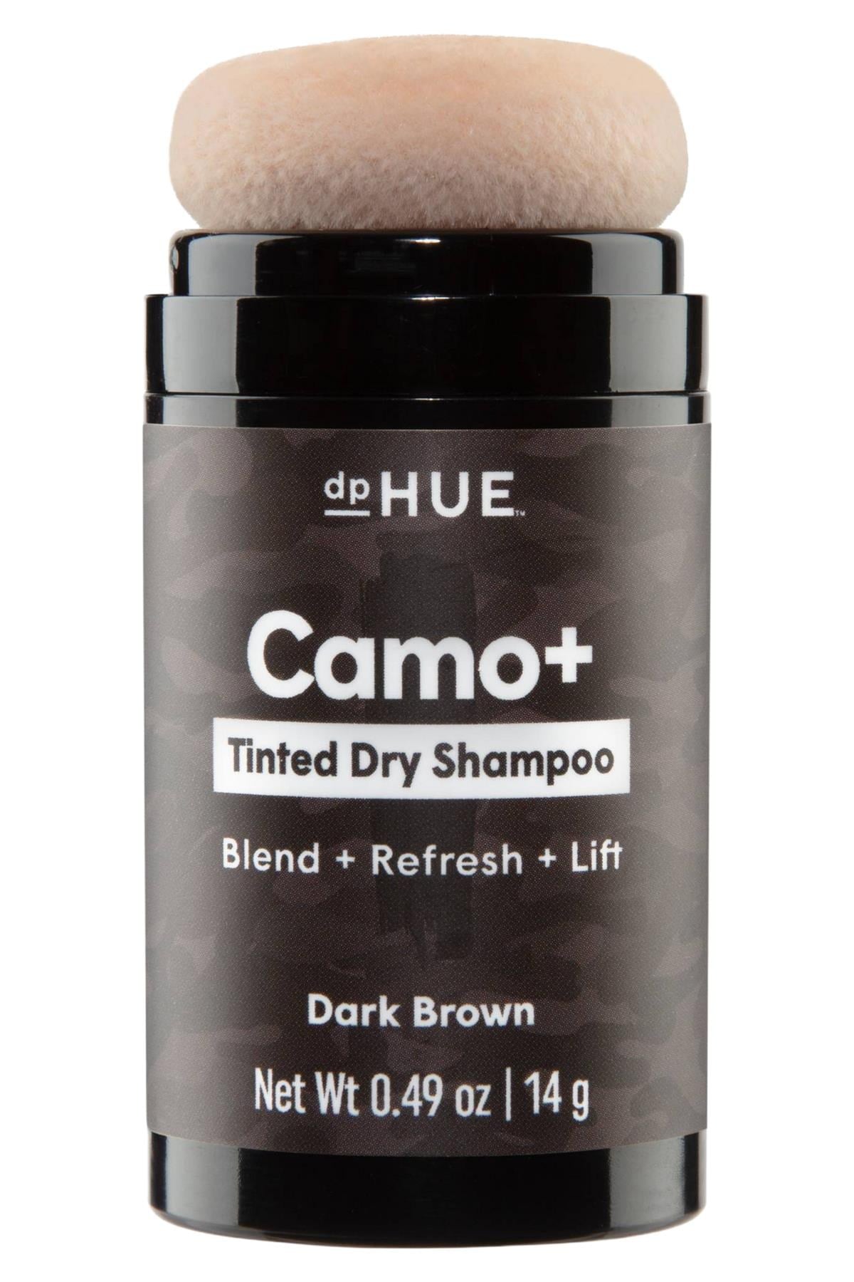 dpHUE Camo+ Dip Kapatıcı Saç Pudrası Koyu Kahve 14GR