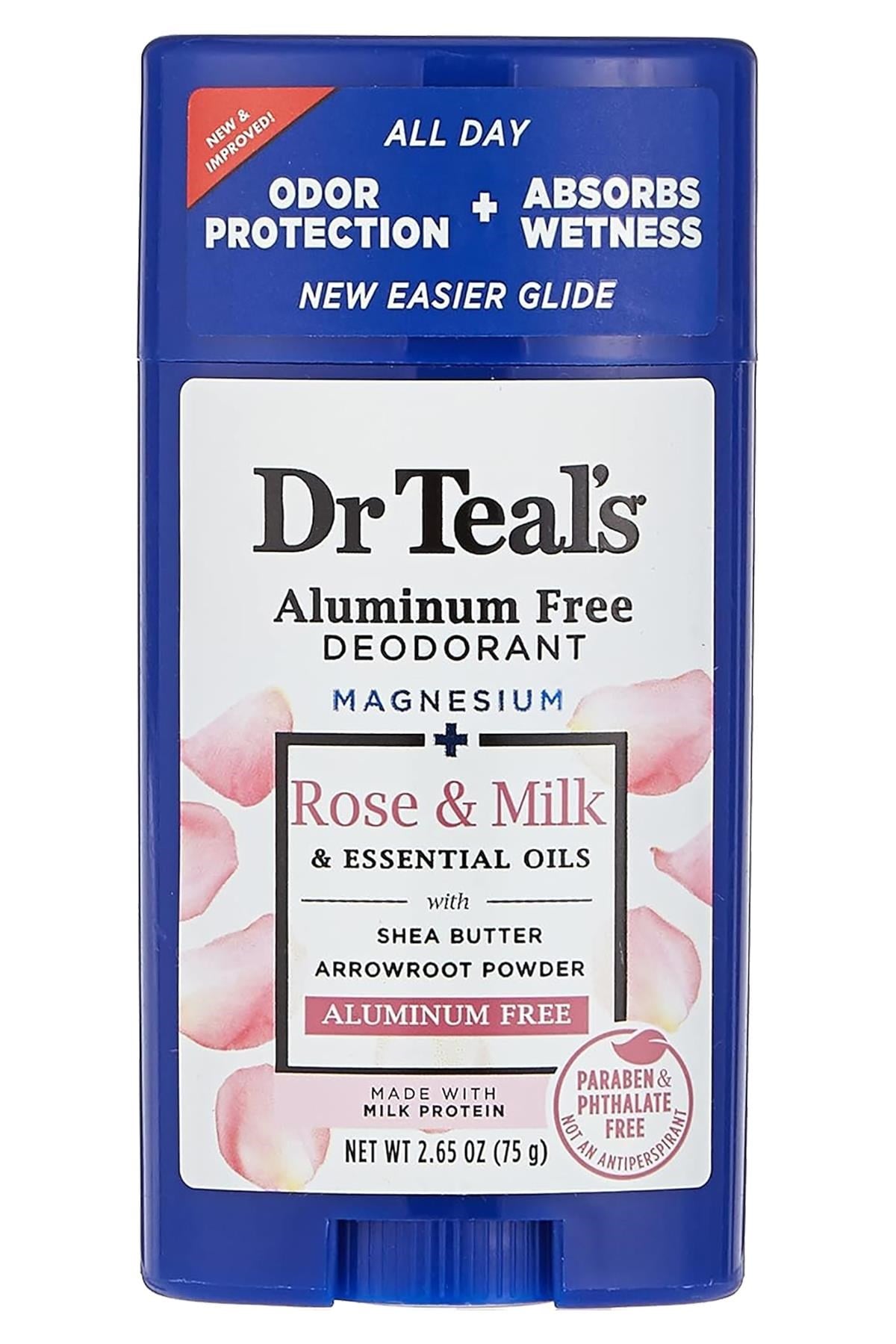 Dr.Teals Rose & Milk Alüminyum İçermeyen Stick Deodorant 75GR