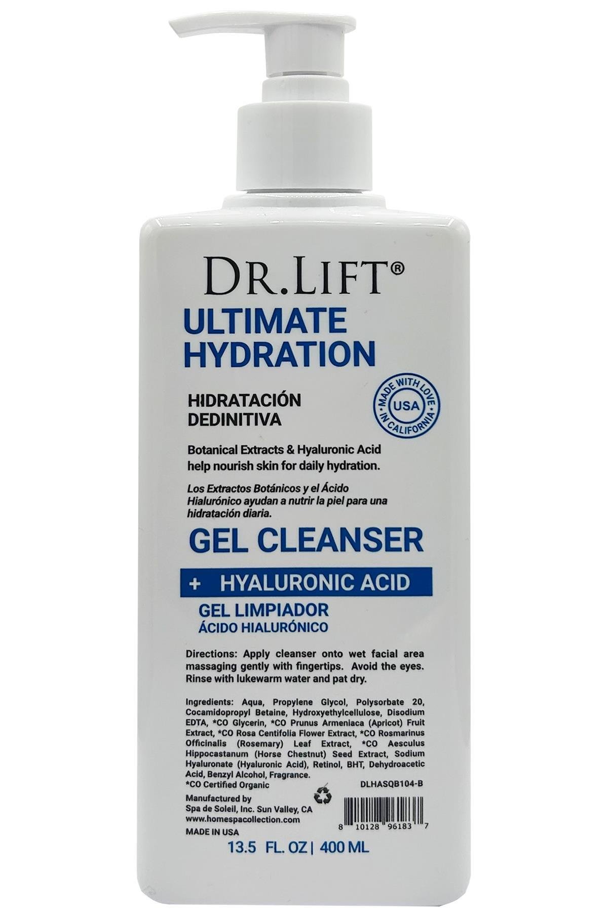 Dr.Lift Hyaluronic Acid Yüz Temizleme Jeli 400ML