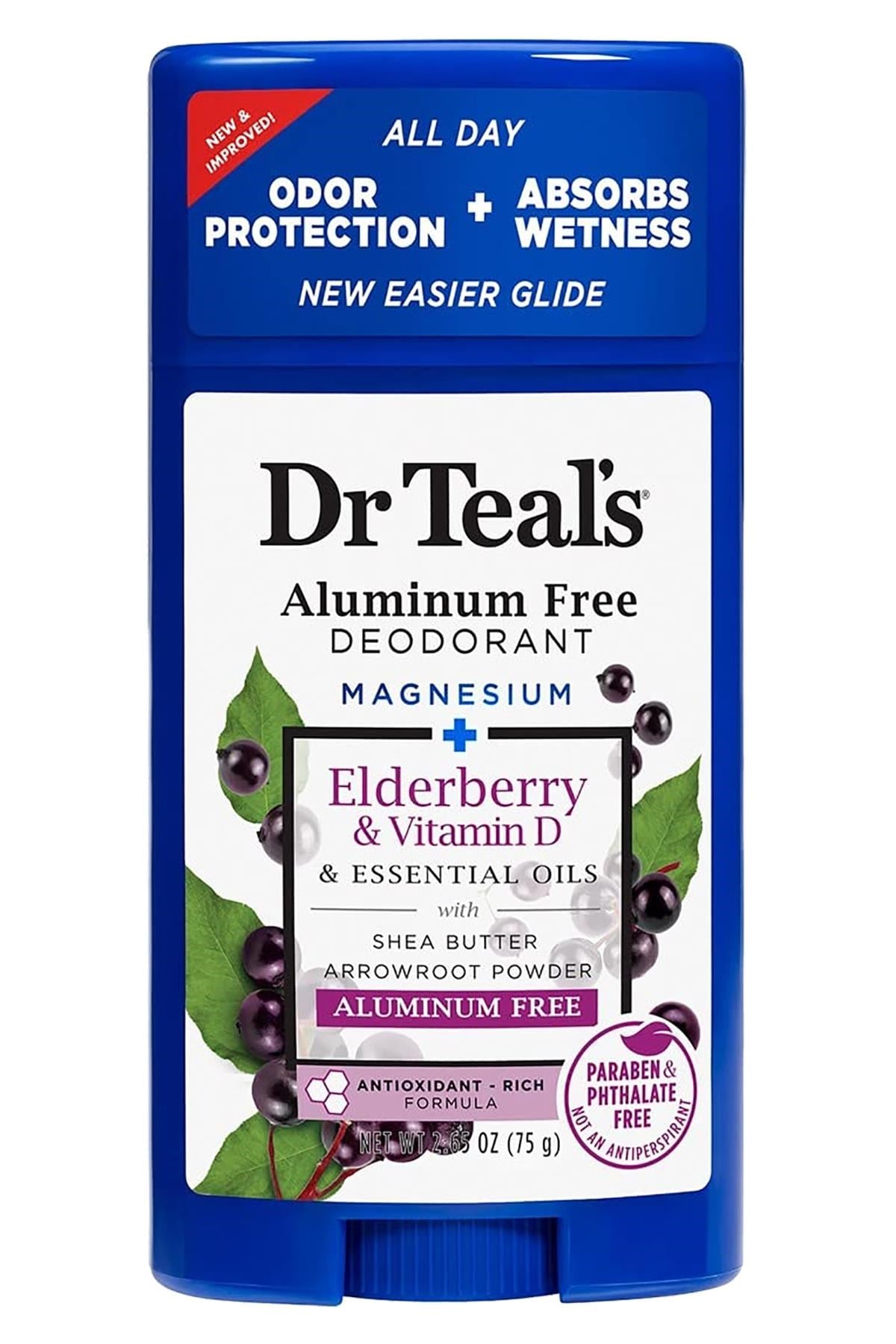 Dr.Teals Elderberry Alüminyum İçermeyen Stick Deodorant 75GR