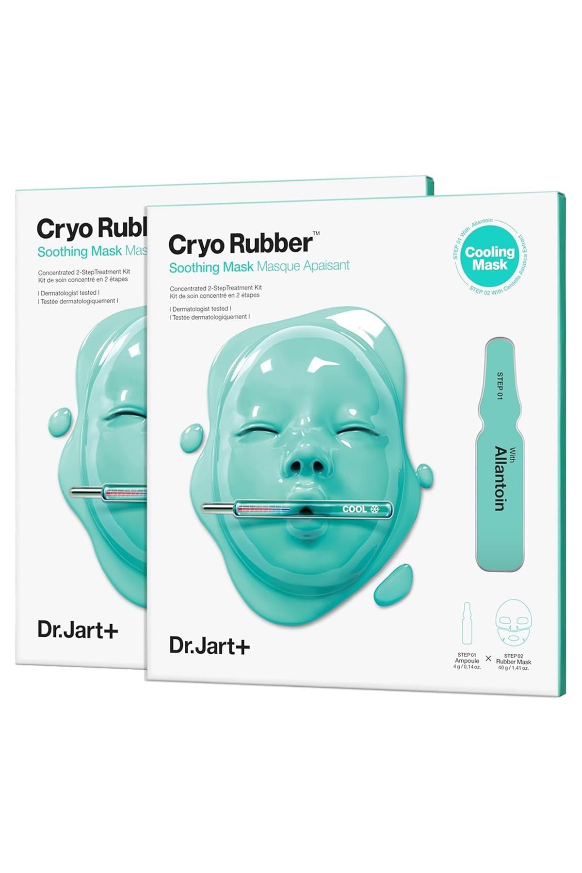 Dr.Jart+ Cryo Rubber Yatıştırıcı Allantoin Yüz Maskesi 2 Adet