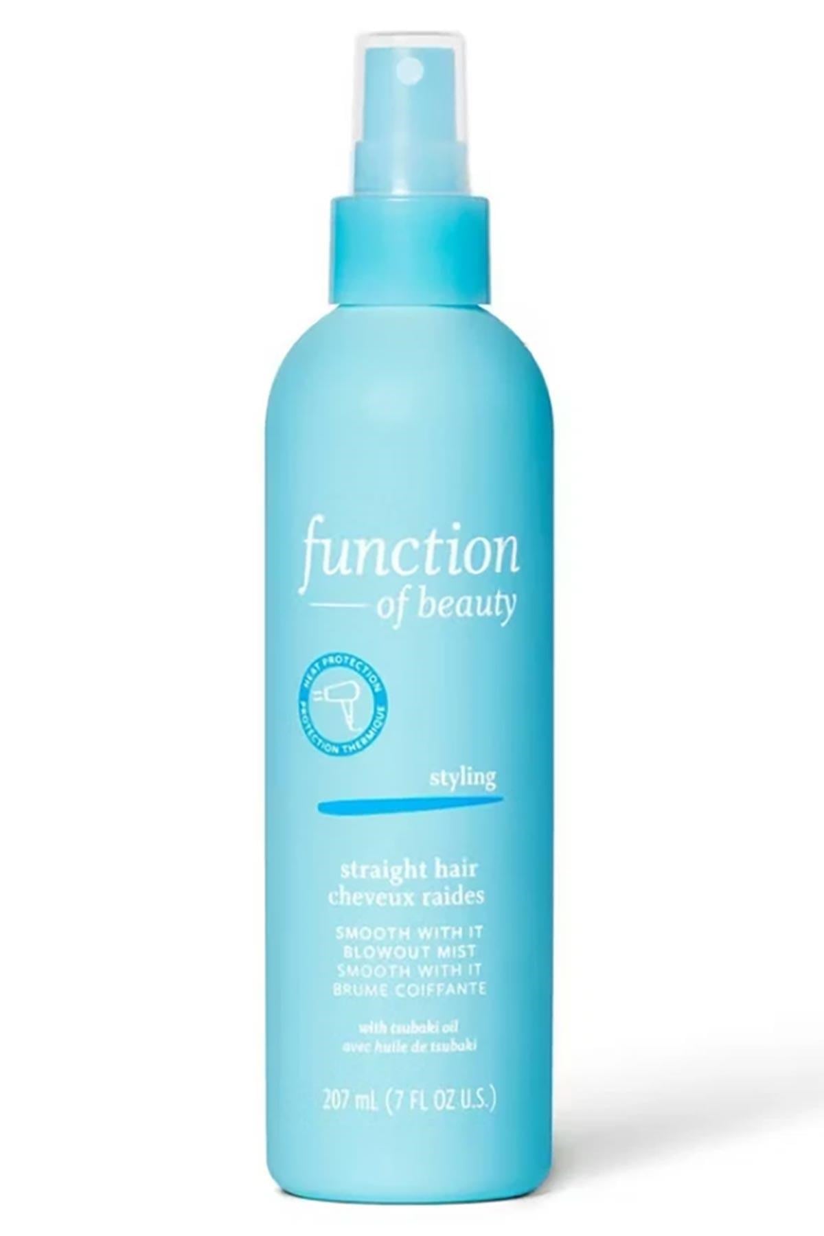 Function of Beauty Straight Hair Isı Koruyucu Fön Spreyi 207ML