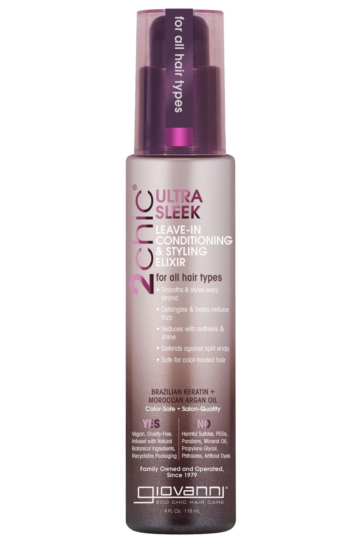 Giovanni 2chic Ultra-Sleek Durulanmayan Saç Kremi 118ML