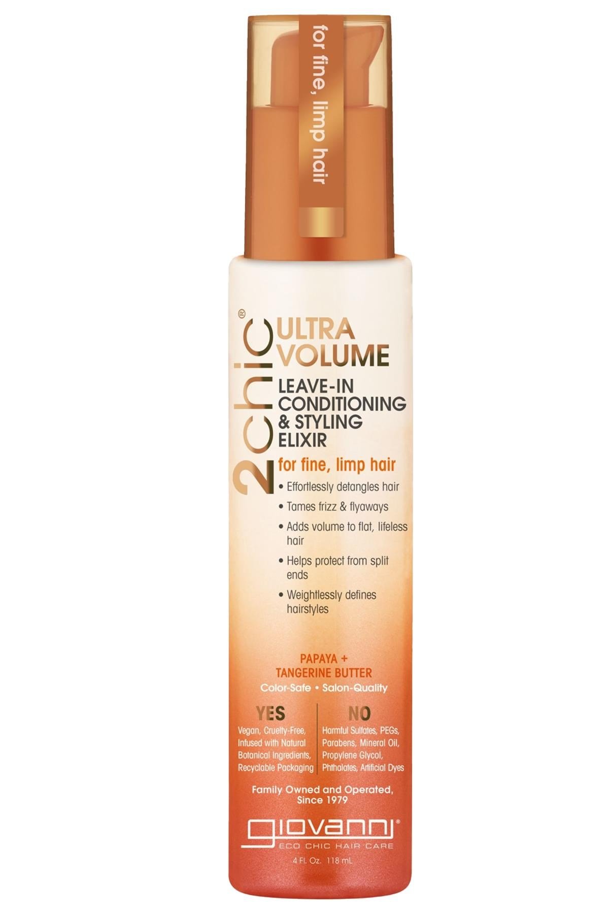 Giovanni 2chic Ultra-Volume Hacimlendirici Durulanmayan Saç Kremi 118ML