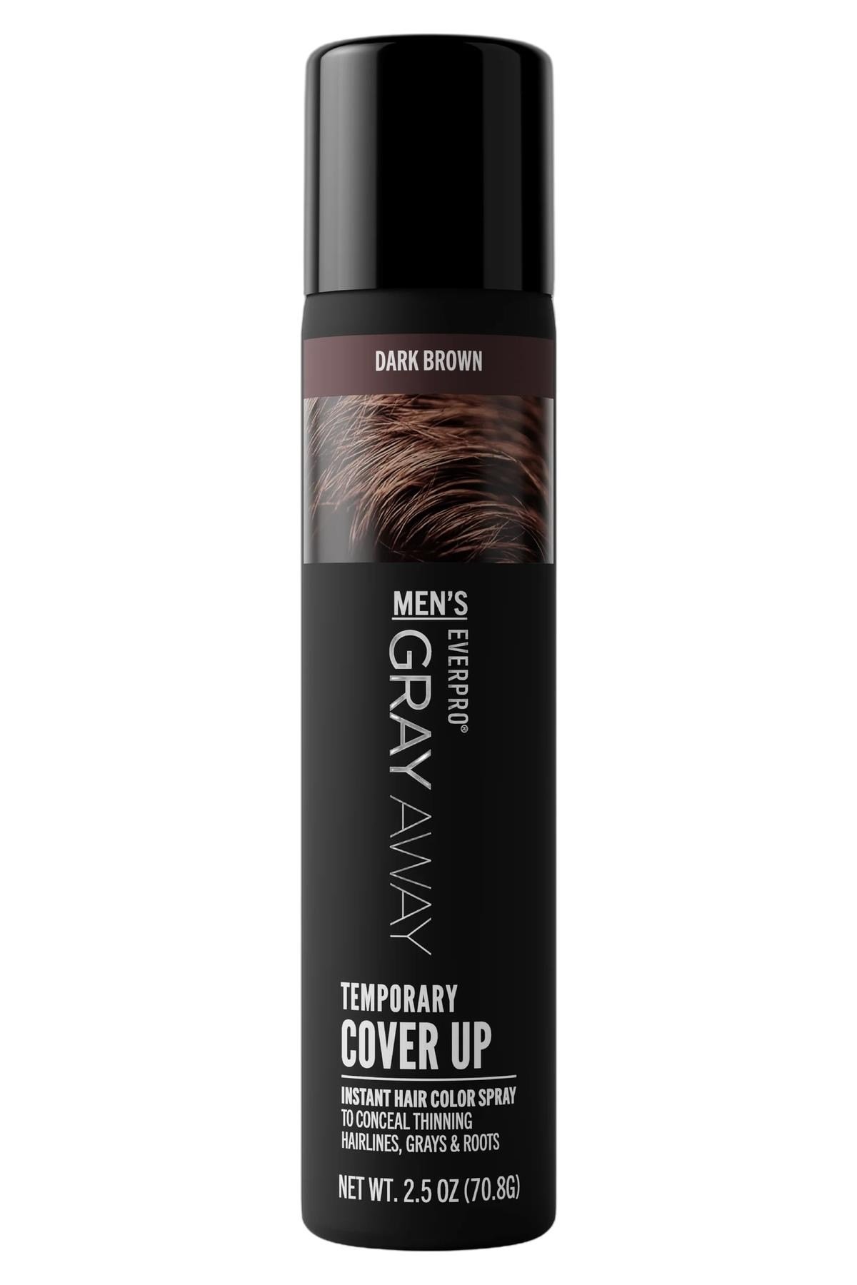 Gray Away Koyu Kahve Saçlar İçin Gri-Beyaz Kapatıcı Sprey 70.8GR