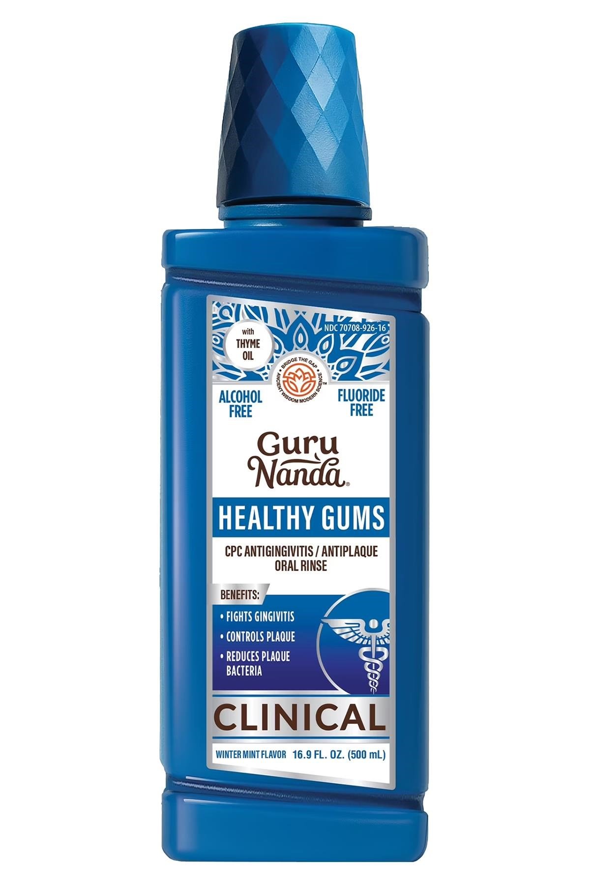 GuruNanda Clinical Healthy Gums Winter Mint Ağız Çalkalama Suyu 500ML