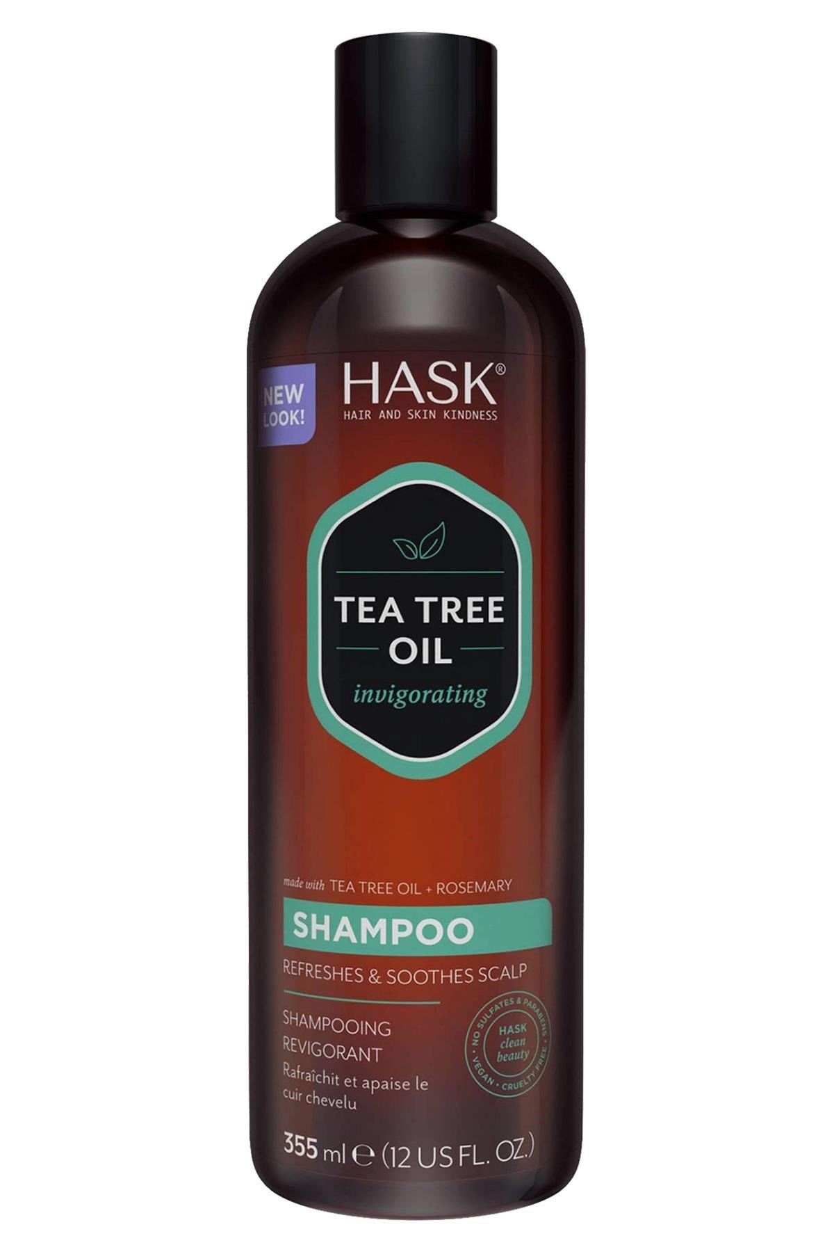 Hask Tea Tree Oil Canlandırıcı Şampuan 355ML