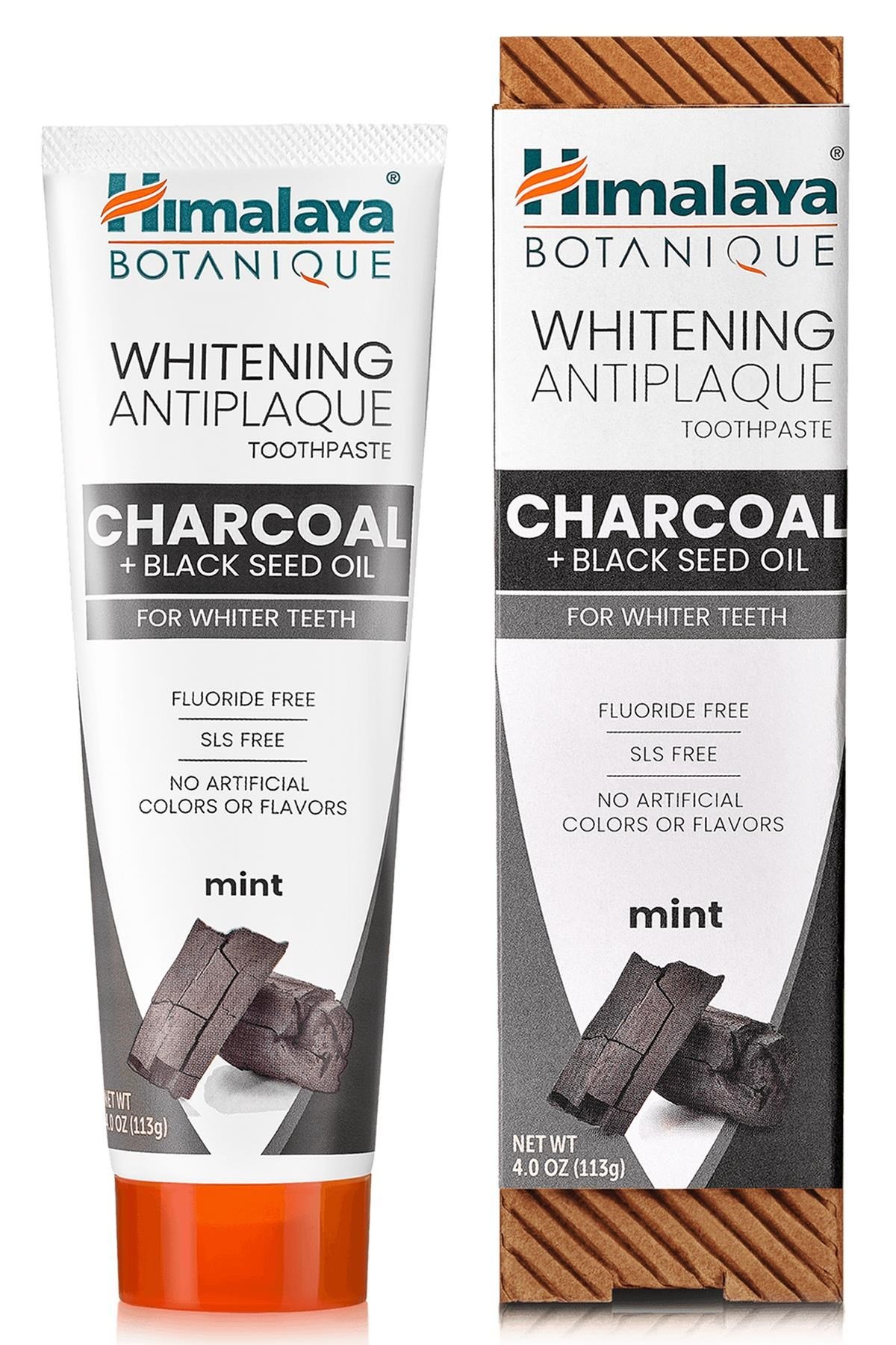 Himalaya Botanique Whitening Antiplaque Charcoal + Black Seed Oil Diş Macunu 113GR