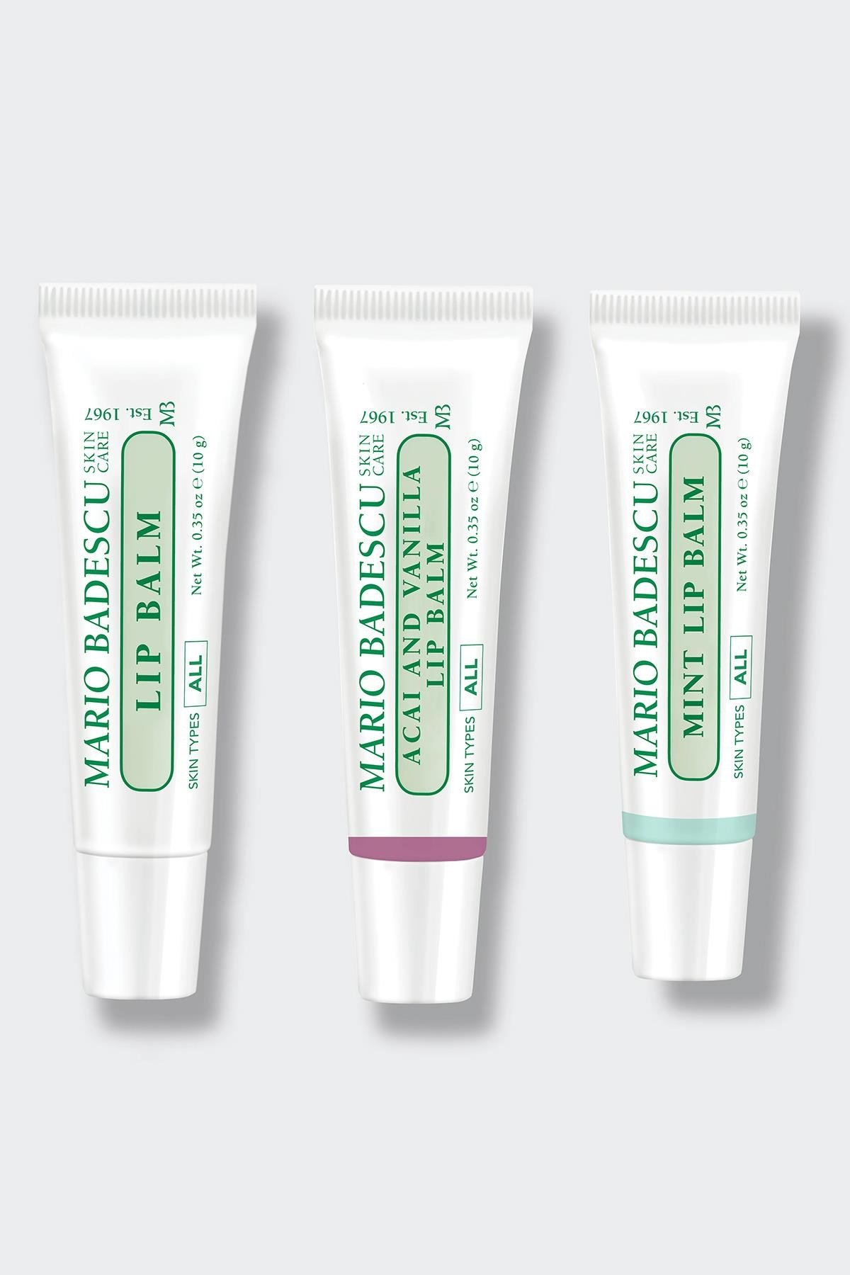 Mario Badescu Dudak Balmı Üçlü Set 3x10GR