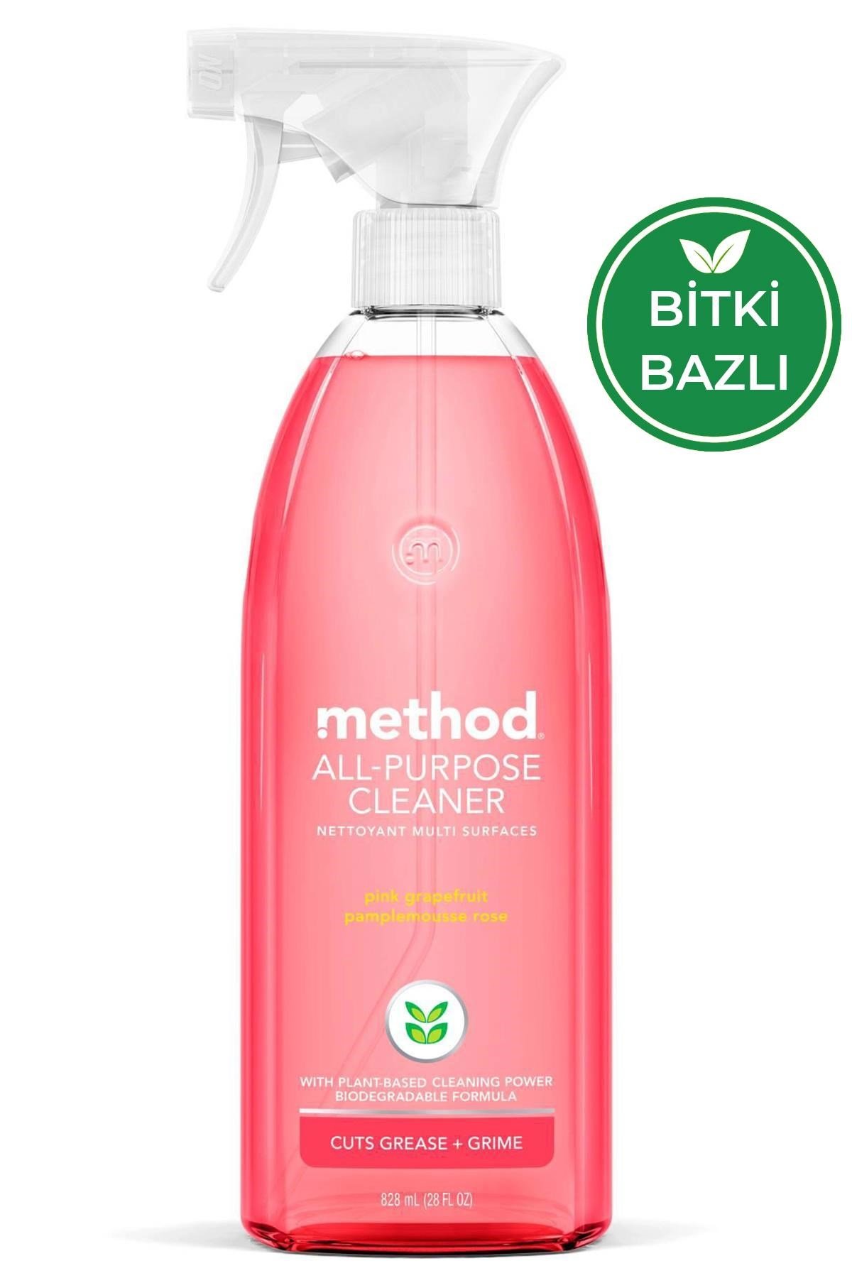 Method Çok Amaçlı Yüzey Temizleyici Pembe Greyfurt Kokulu 828ML