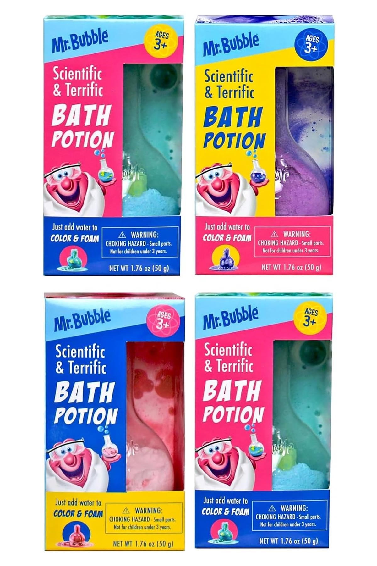 Mr.Bubble Scientific & Terrific Renkli Banyo Köpüğü 4x50GR
