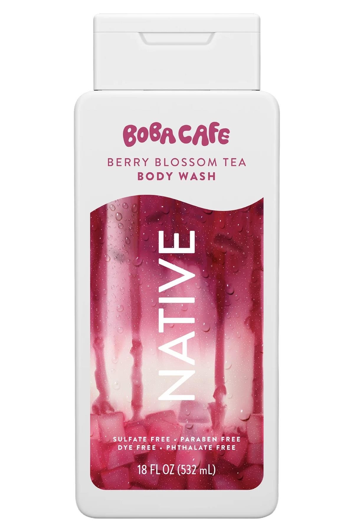 Native Boba Cafe Berry Blossom Tea Duş Jeli 532ML
