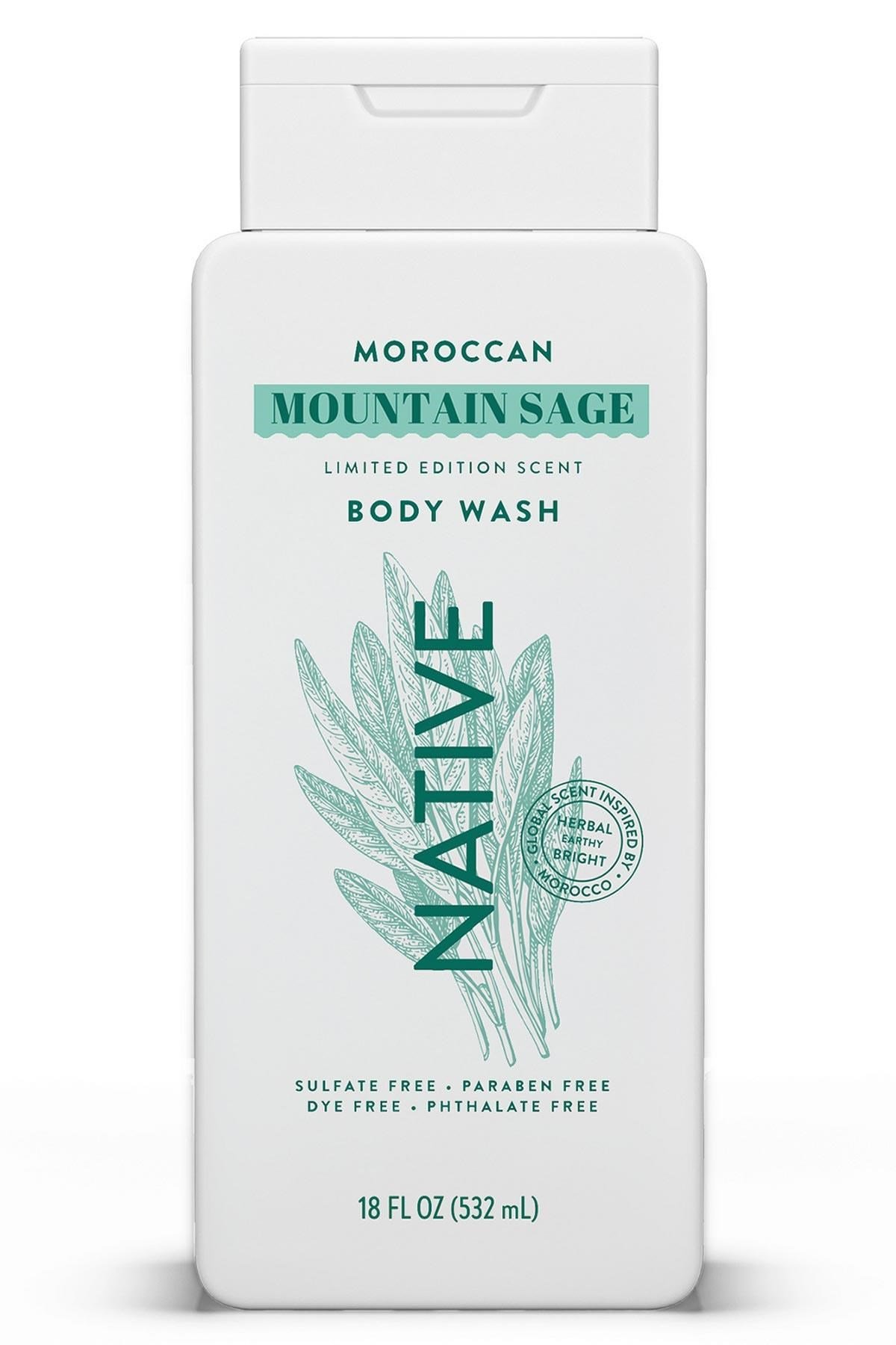 Native Moroccan Mountain Sage Duş Jeli 532ML