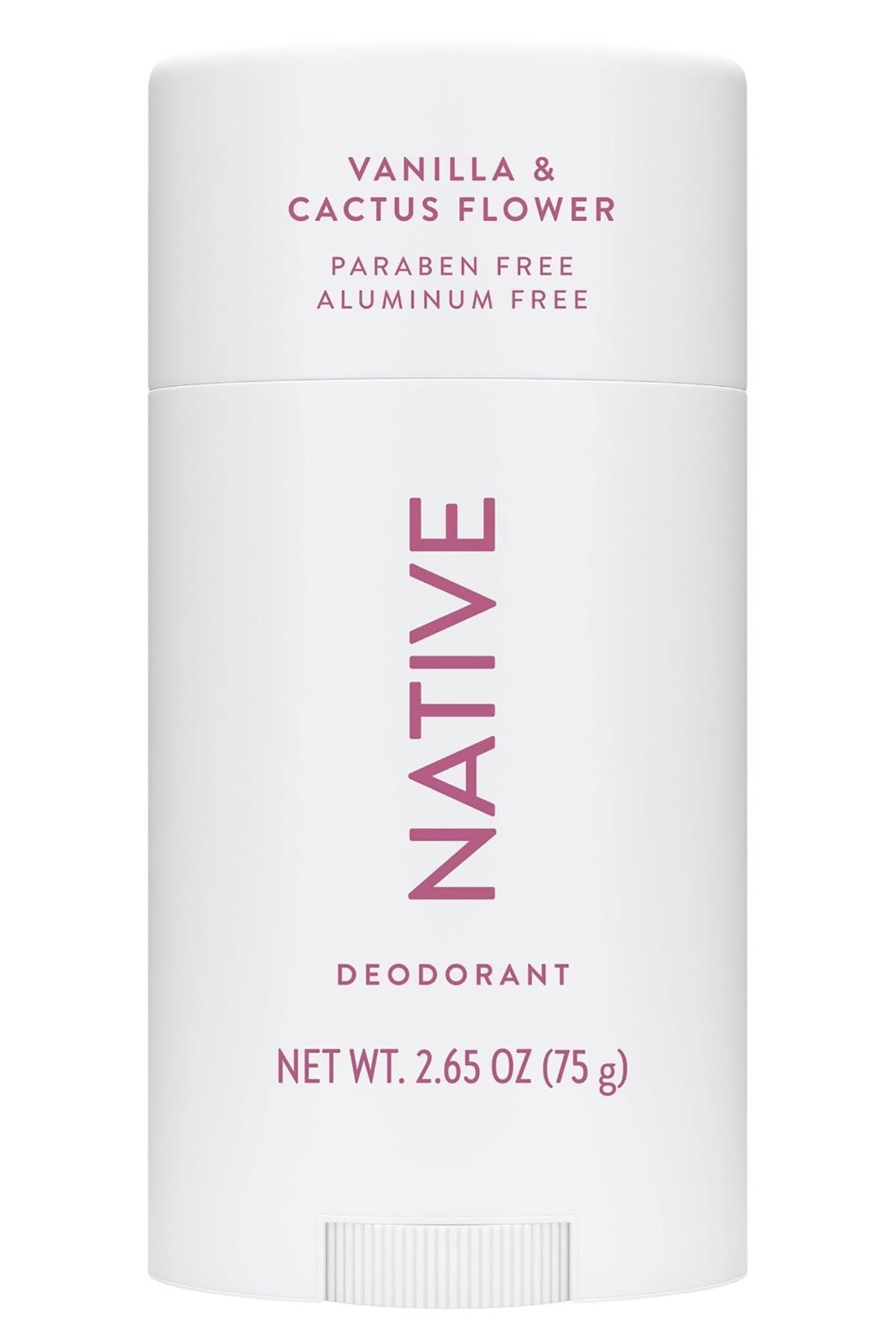 Native Vanilla & Cactus Flower Alüminyumsuz Stick Deodorant 75GR