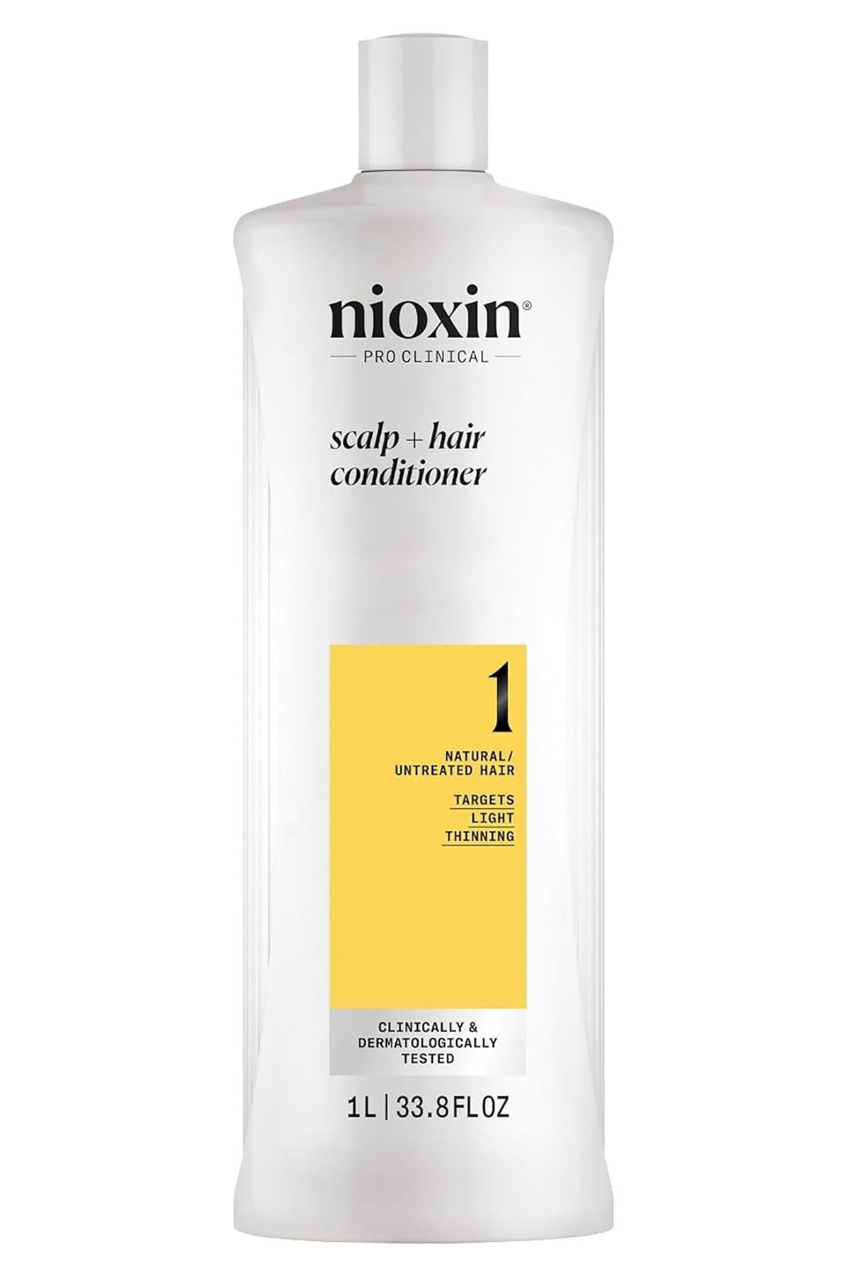 Nioxin System 1 Saç Kremi - İşlem Görmemiş Hafif İnce Saçlar İçin Kalınlaştırıcı Bakım 1000ML