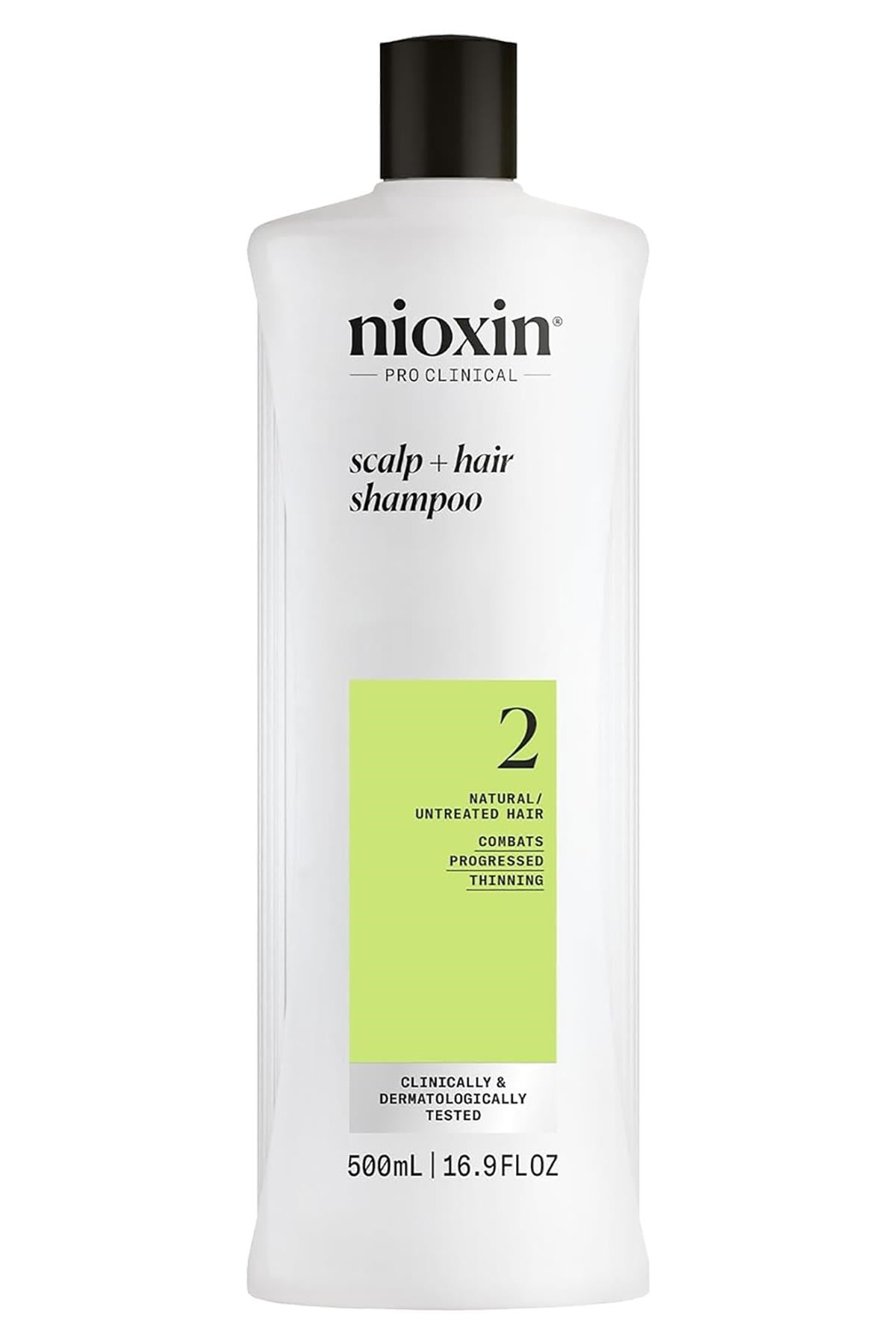 Nioxin System 2 Şampuan - İşlem Görmemiş Yoğun İnce Saçlar İçin Kalınlaştırıcı Bakım 500ML