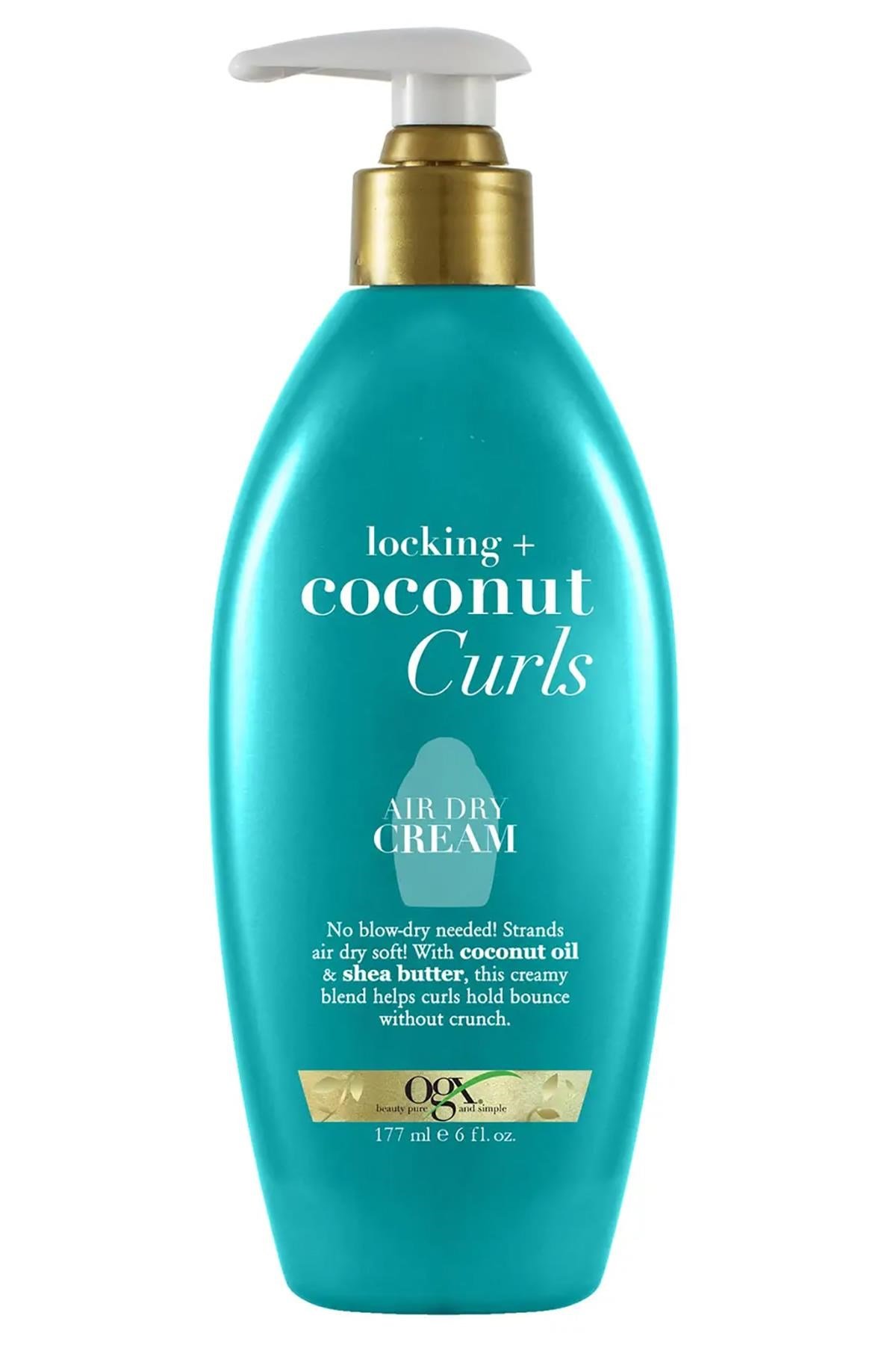 OGX Locking+ Coconut Curls Bukle Belirginleştirici Durulanmayan Saç Kremi 177ML