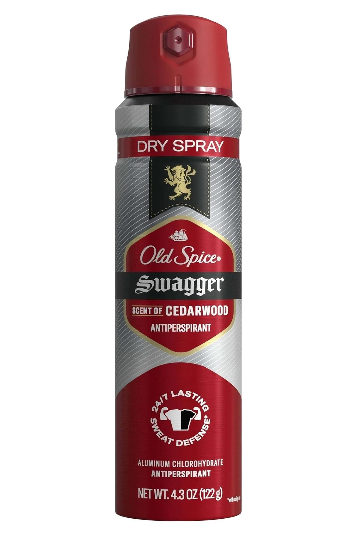 Old Spice Swagger Scent of Cedarwood Antiperspirant Sprey Deodorant 122GR