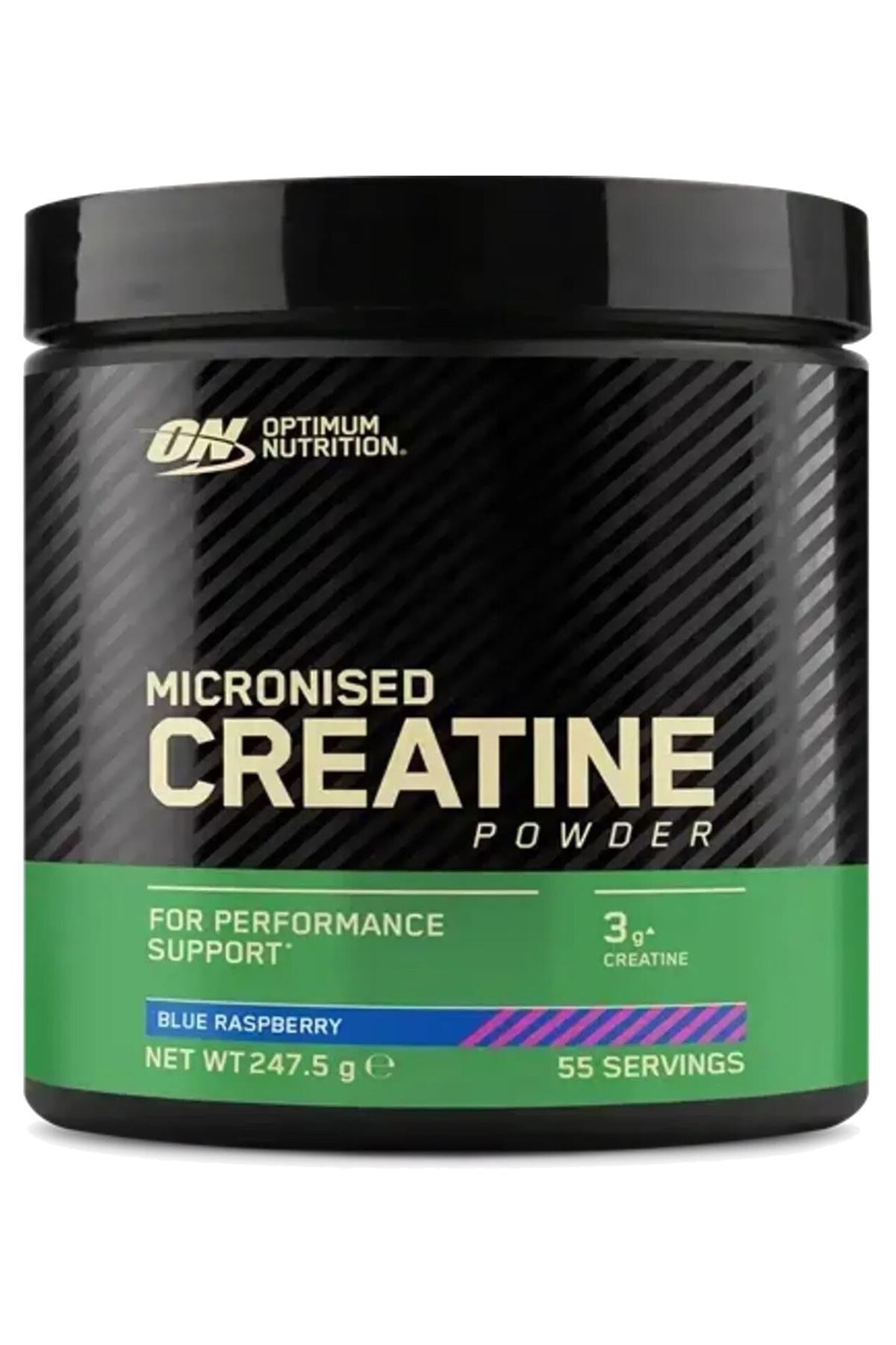 Optimum Nutrition Micronized Creatine Powder Blue Raspberry 247.5GR