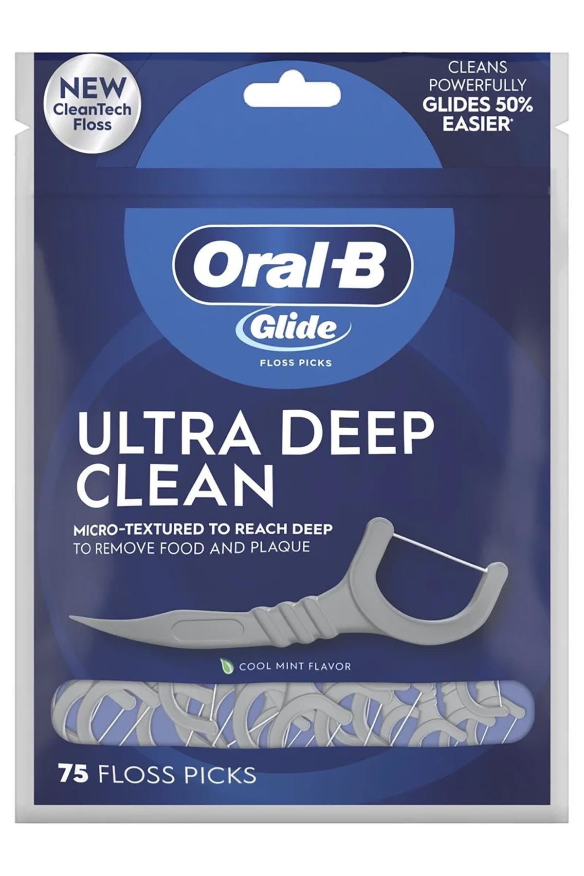 Oral-B Glide Ultra Deep Clean Çatal Diş İpi Kürdanlı 75 Adet