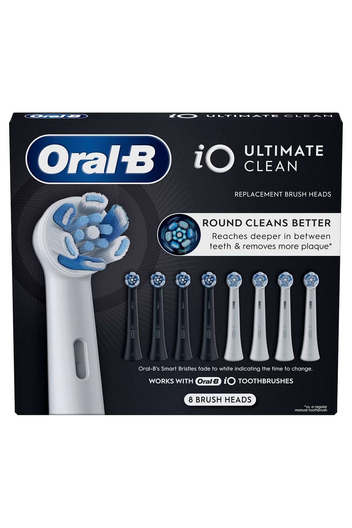 Oral-B iO Ultimate Clean 8 Adet Yedek Başlık Seti