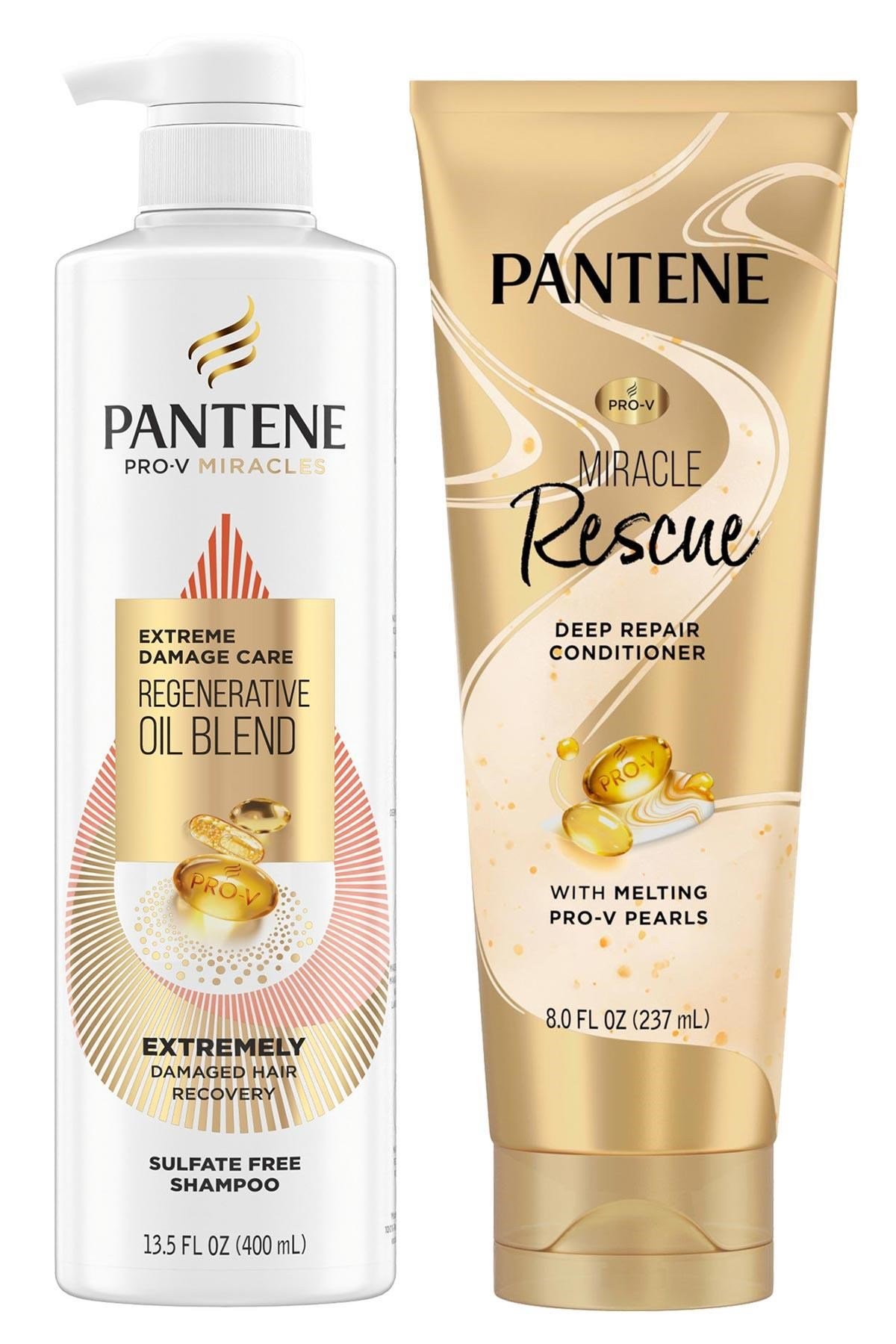 Pantene The Regenerative Oil Blend Onarıcı Şampuan ve Saç Kremi Seti