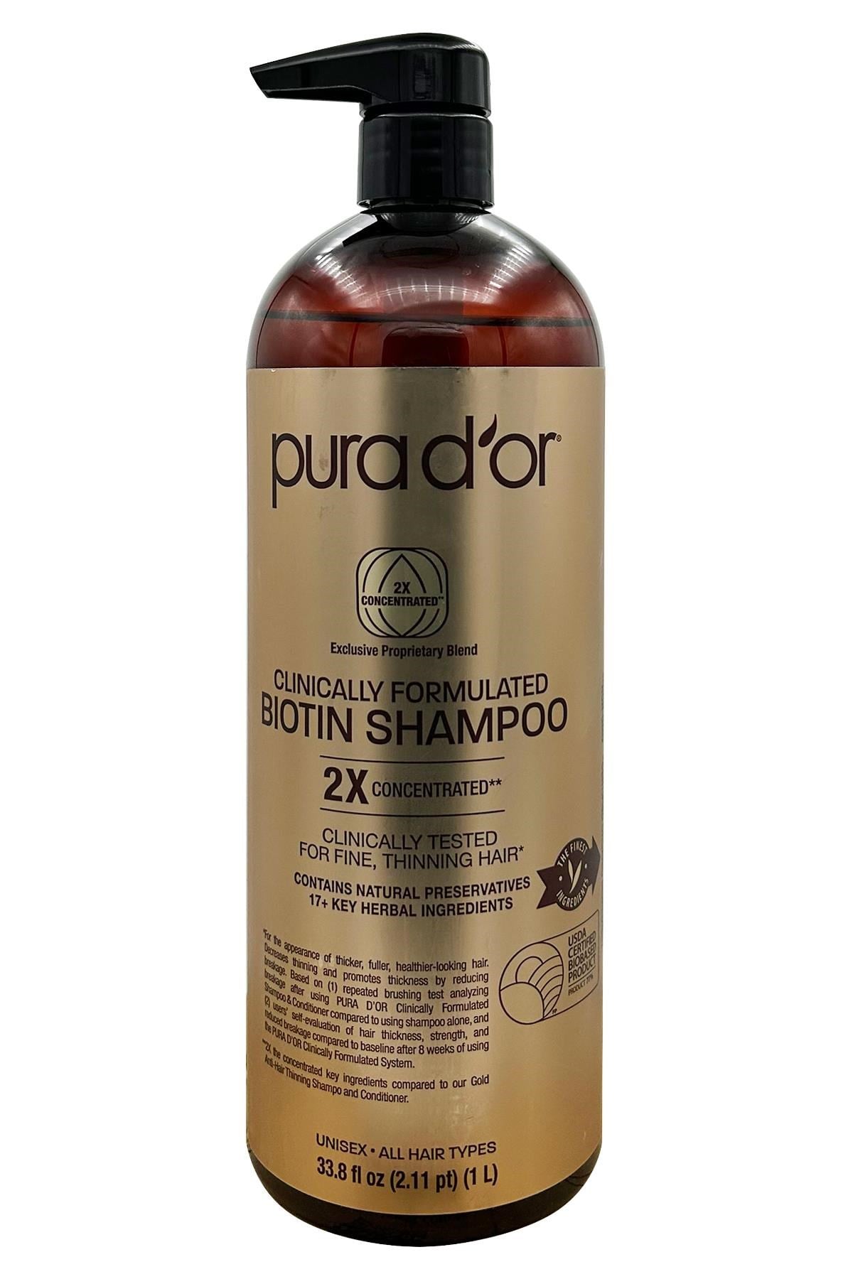 Pura D’or Biotin İnce Telli Saçlar İçin Şampuan 1LT