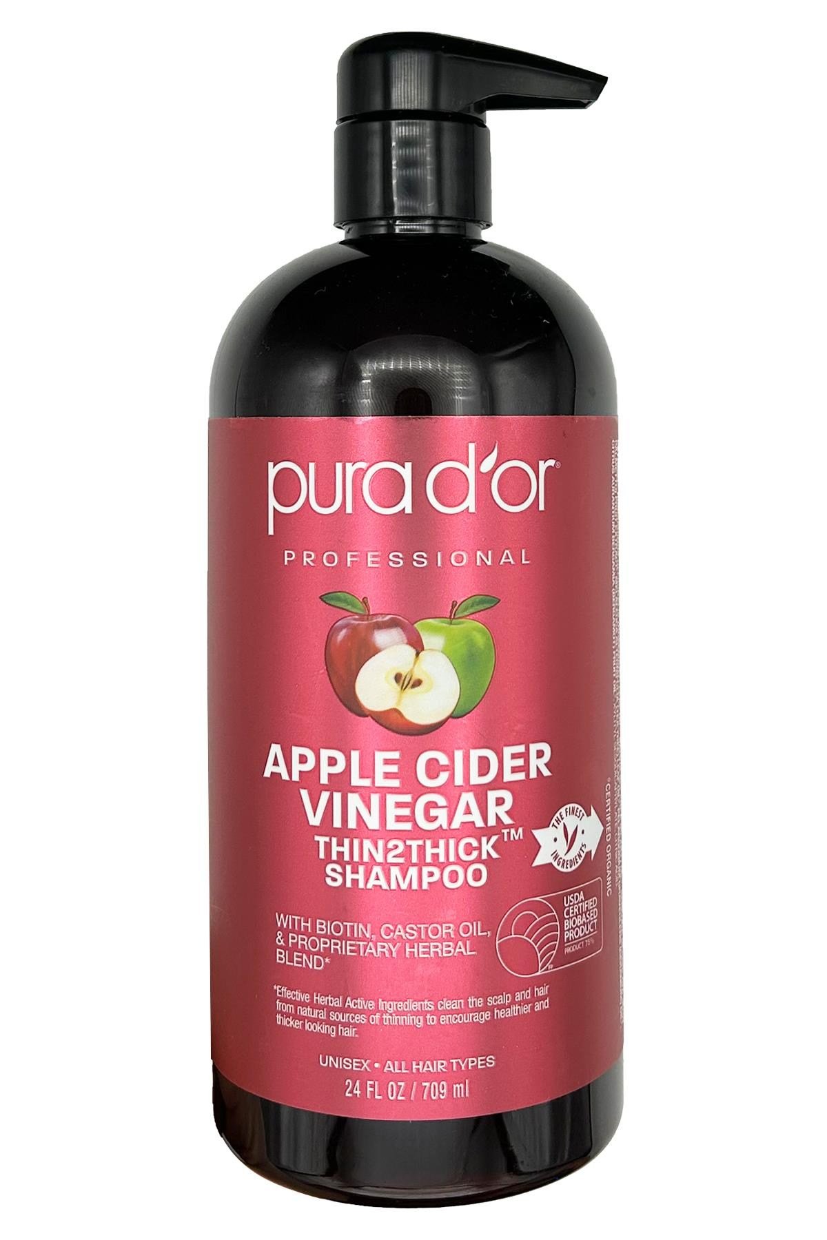 Pura D'or Apple Cider Vinegar Thin2Thick Şampuan 709ML